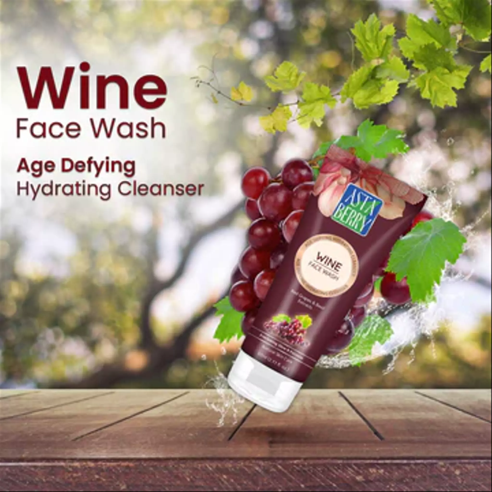 WINE FACE WASH AGE DEFYING HYDRATING CLEANSER 60 ML 