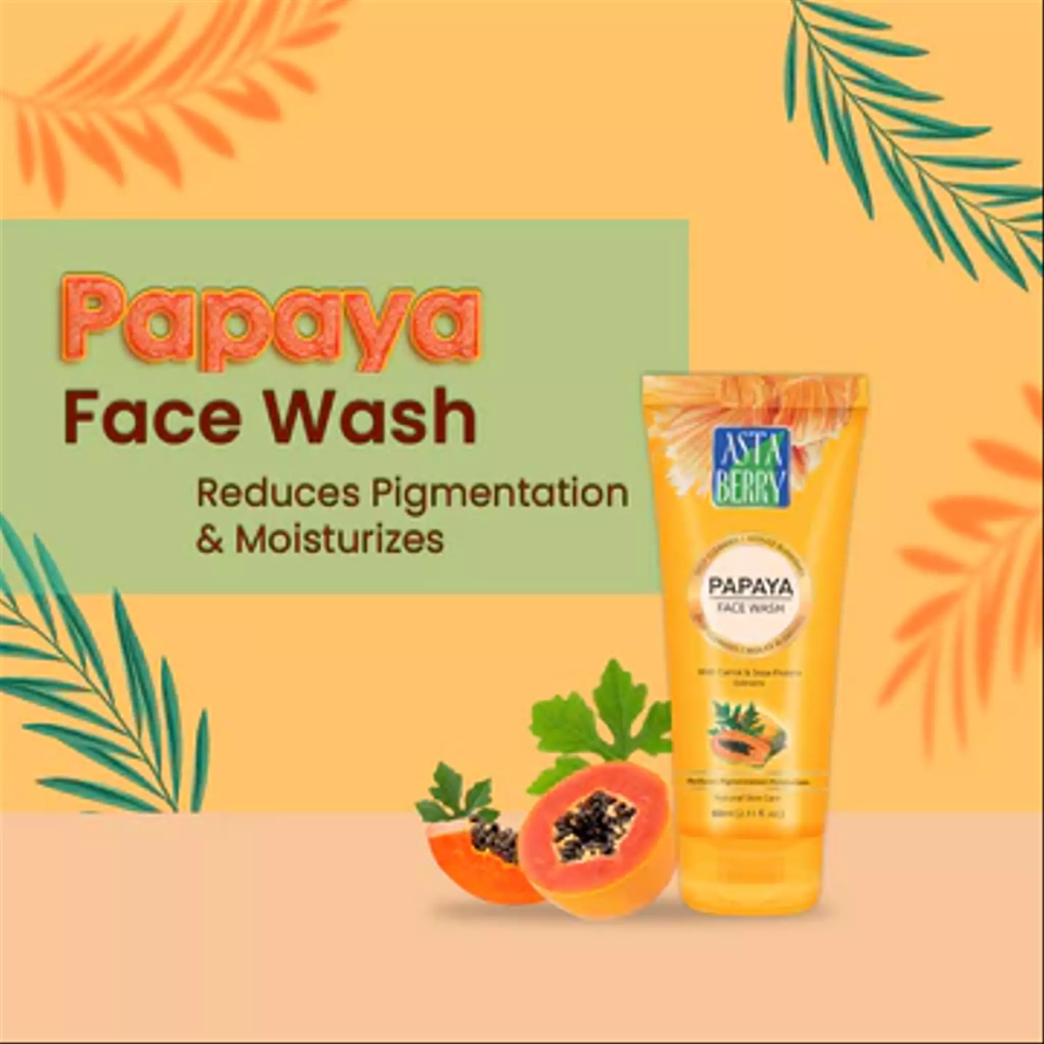 Papaya Face Wash | Reduces Pigmentation & Moisturizes  60 ml