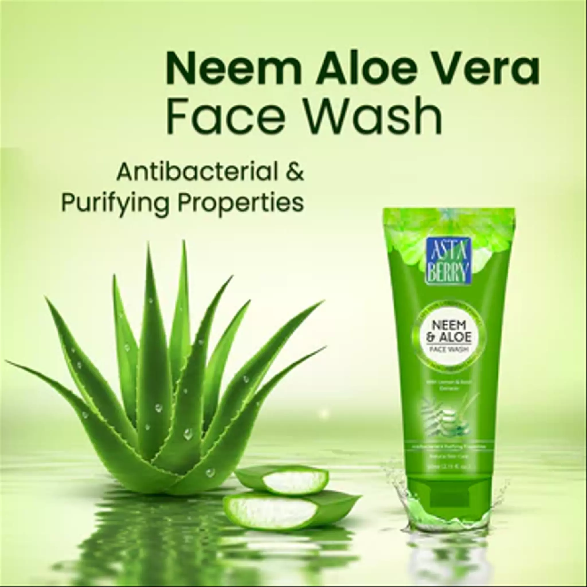 Neem & Aloe Face Wash | Antibacterial & Purifying Properties  100 ml