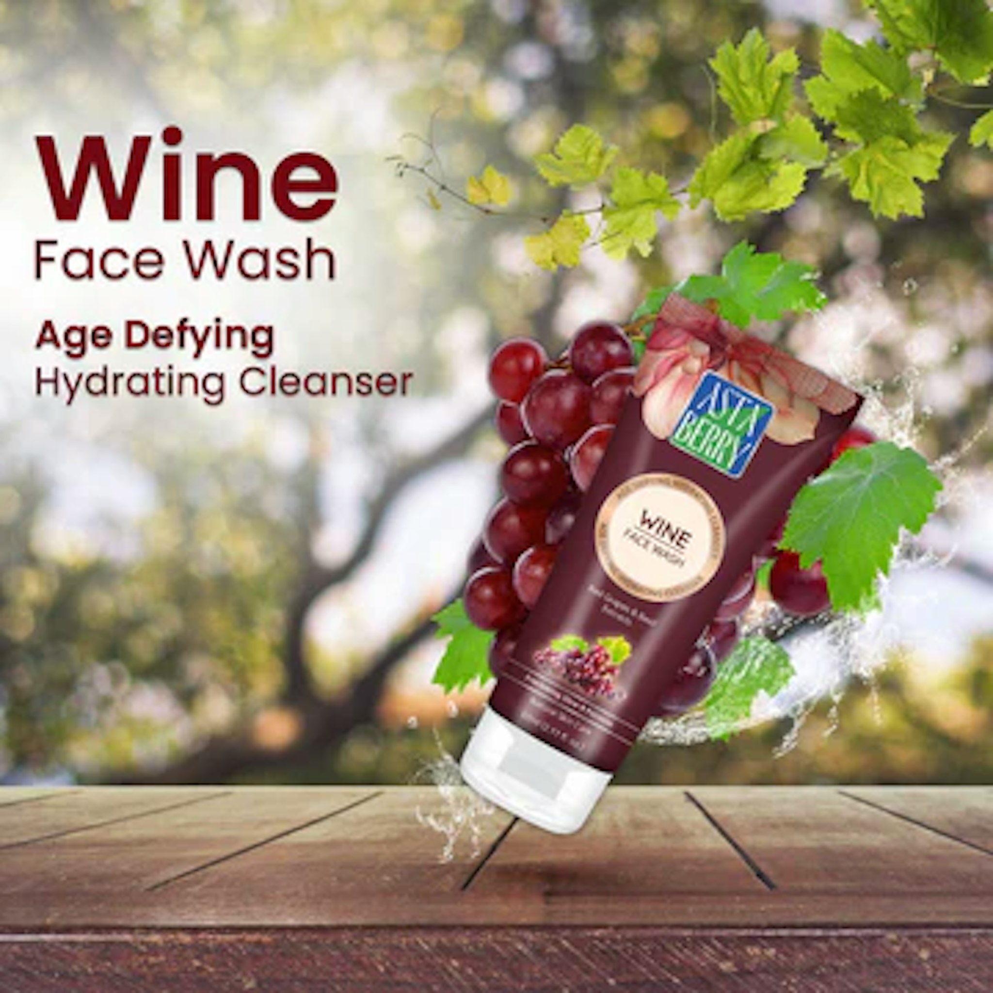 Wine Face Wash | Age Defying Hydrating Cleanser 100 ml