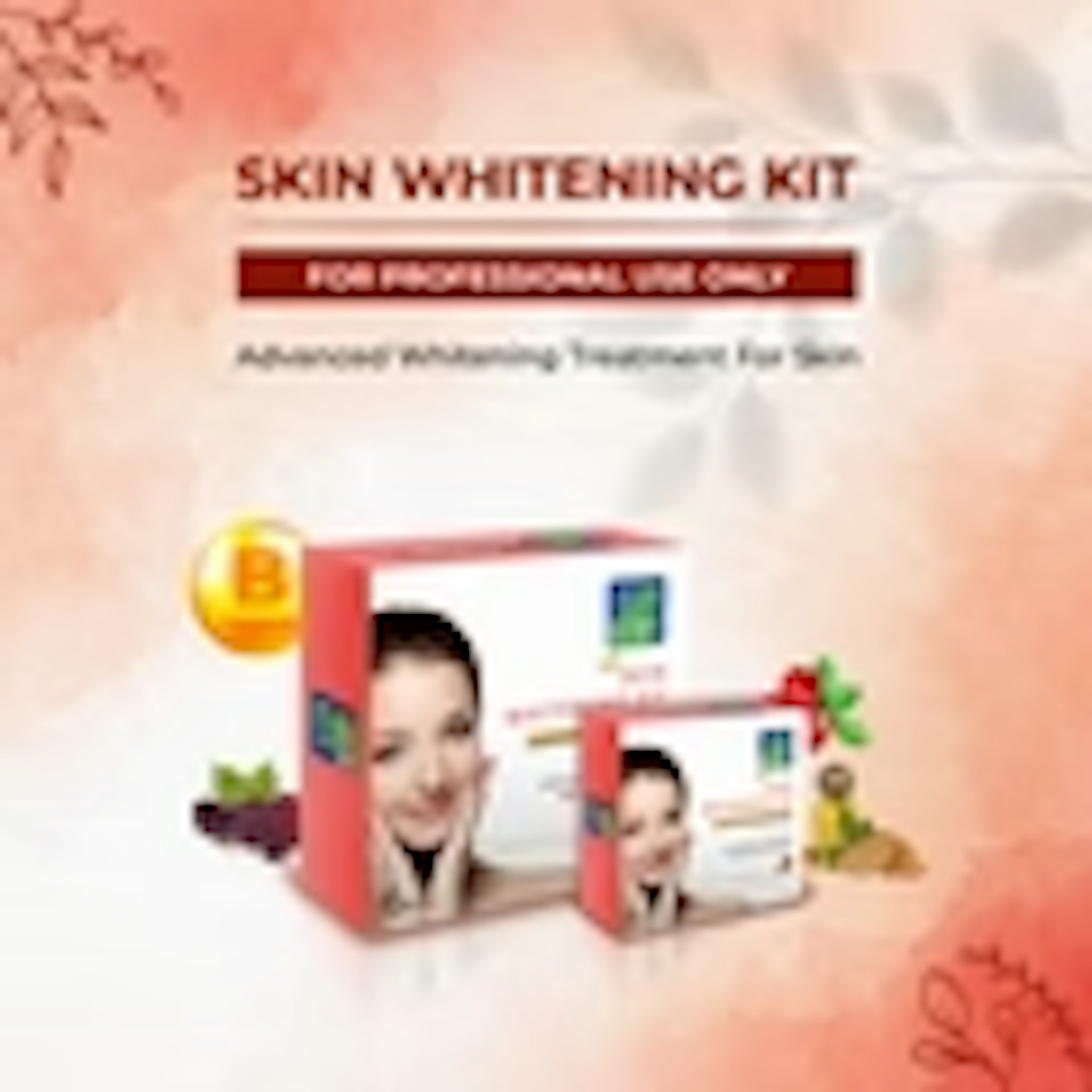 Skin Whitening Facial Kit | 6 Steps 1 Pouch Set