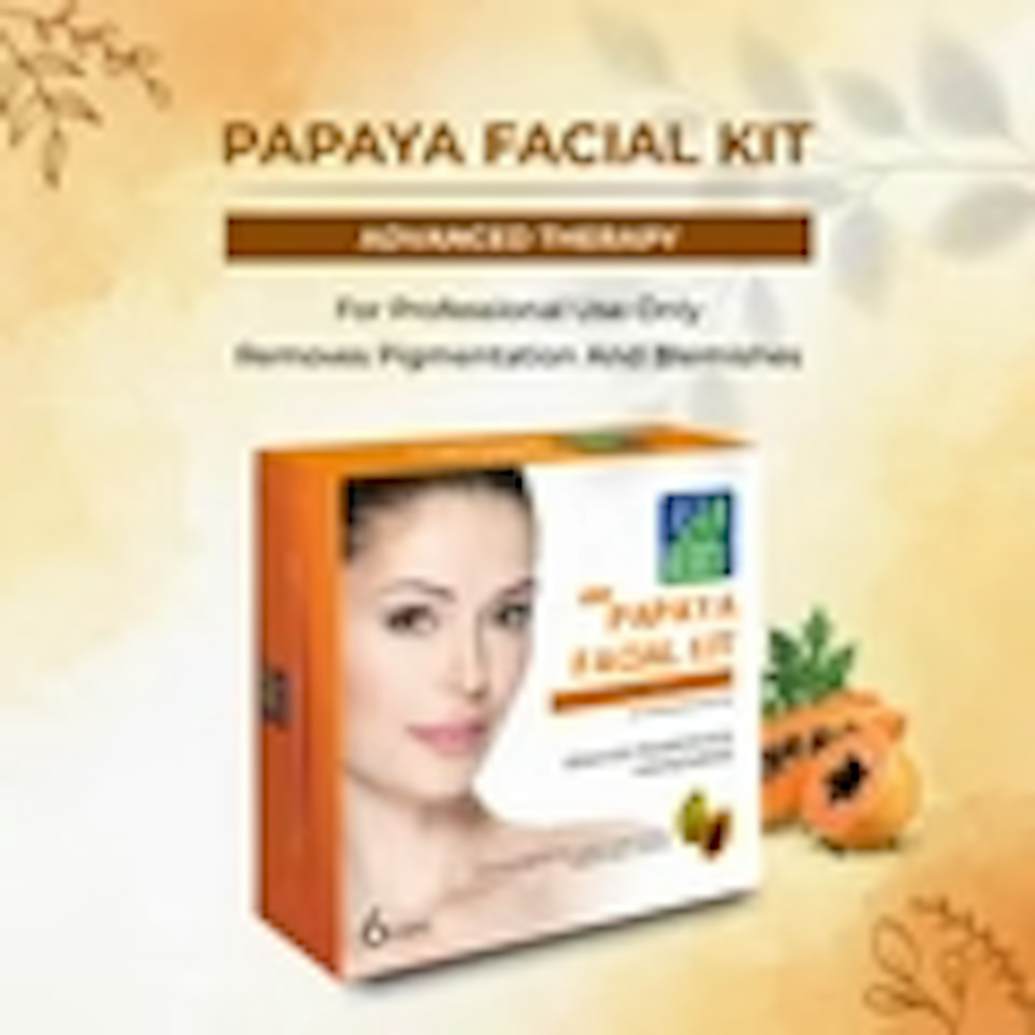 Papaya Facial Kit | 6 Steps 1 Pouch Set