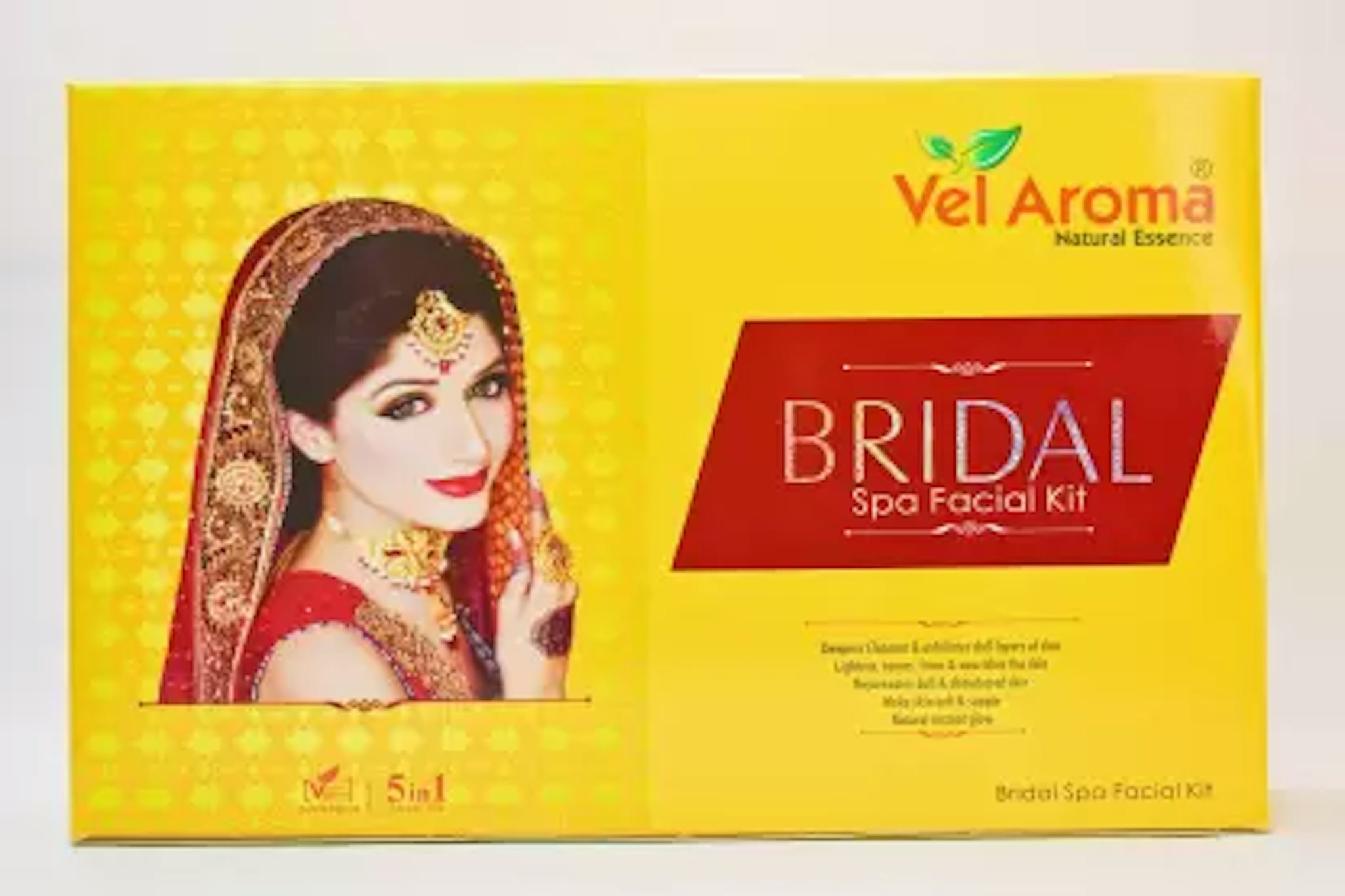 vel aroma Brdal Facial Kit (5 in 1) Spa Facial Kit (650 Gram) 