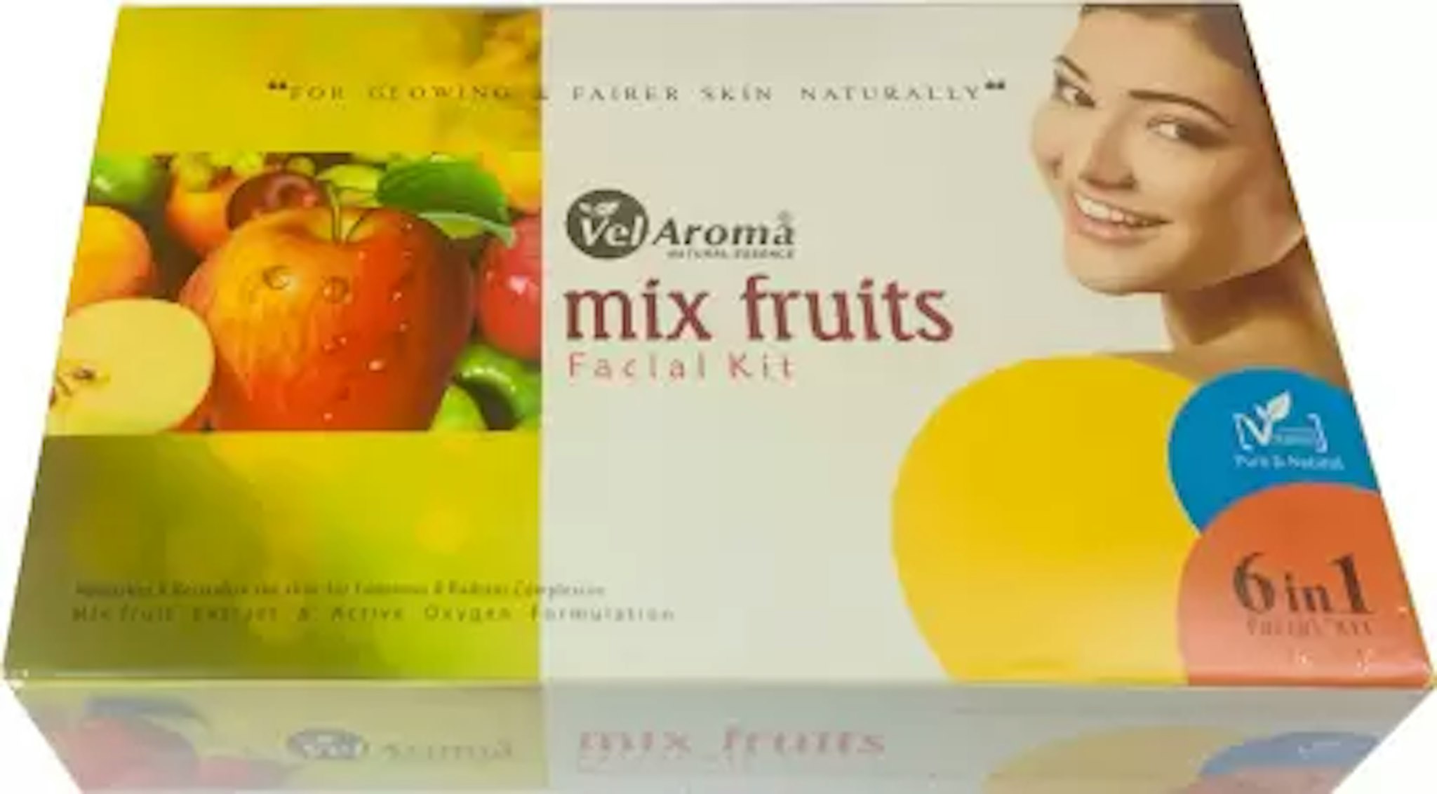 vel aroma Mix Fruits Facial Kit jumbo pack ( 5 IN 1)  750 GM 