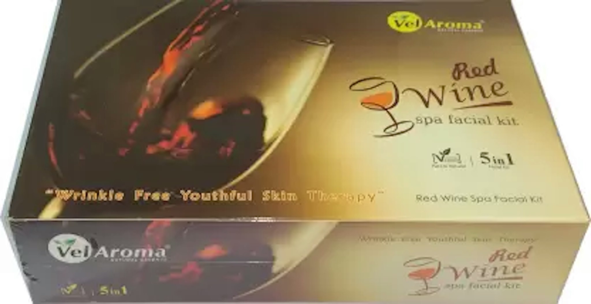 vel aroma Red wine Spa Facial Kit BUDGET KIT (5 IN 1 ) 750 GM 