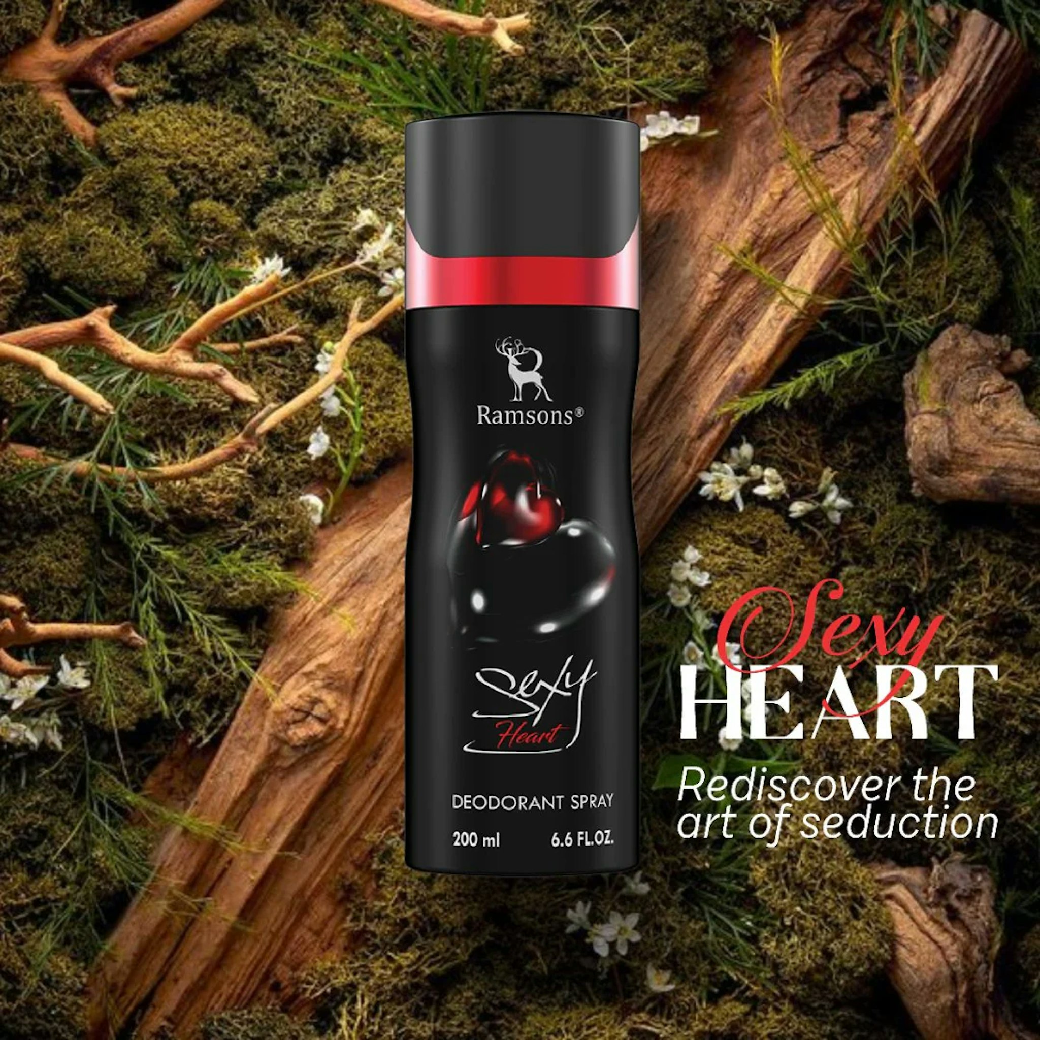  RAMSONS Sexy Heart Deodorant Spray 200 ML