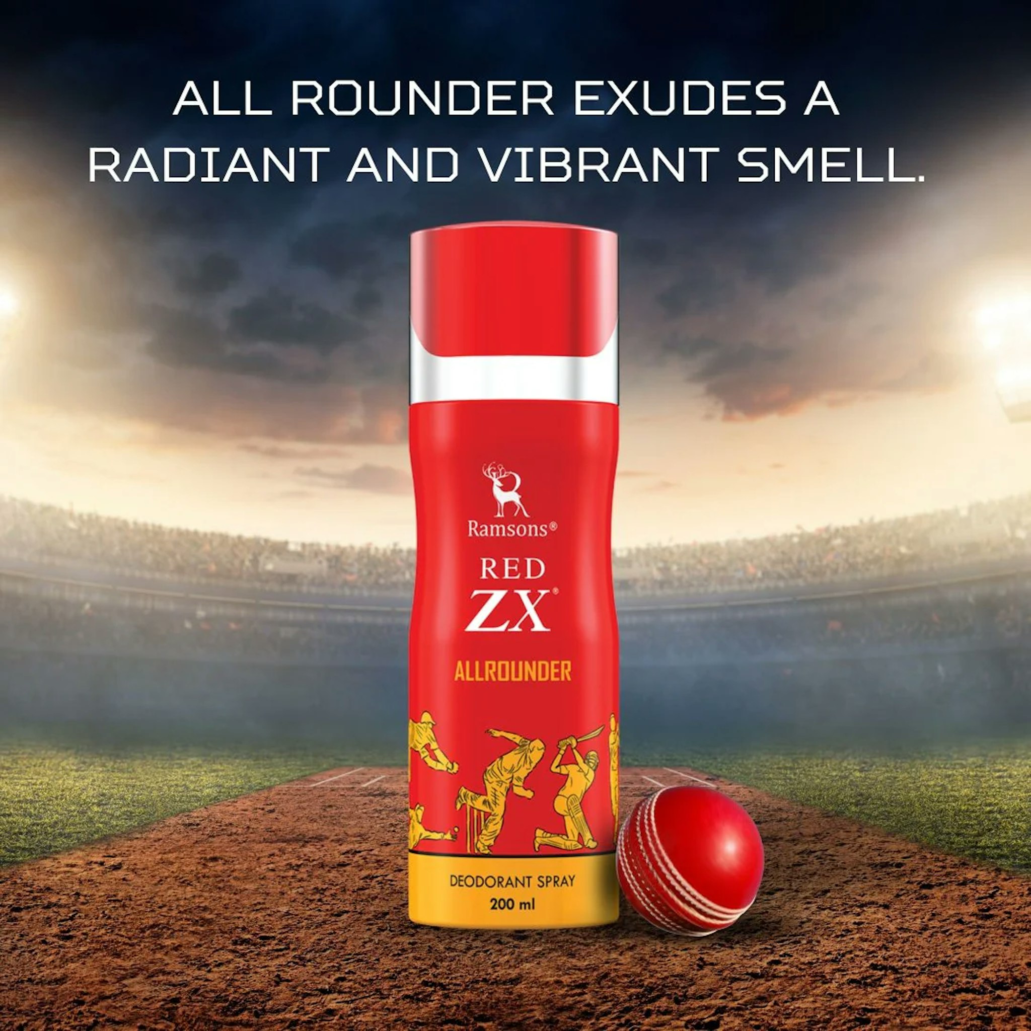 RAMSONS RED ZX ALLROUNDER Deodorant Spray 200 ML