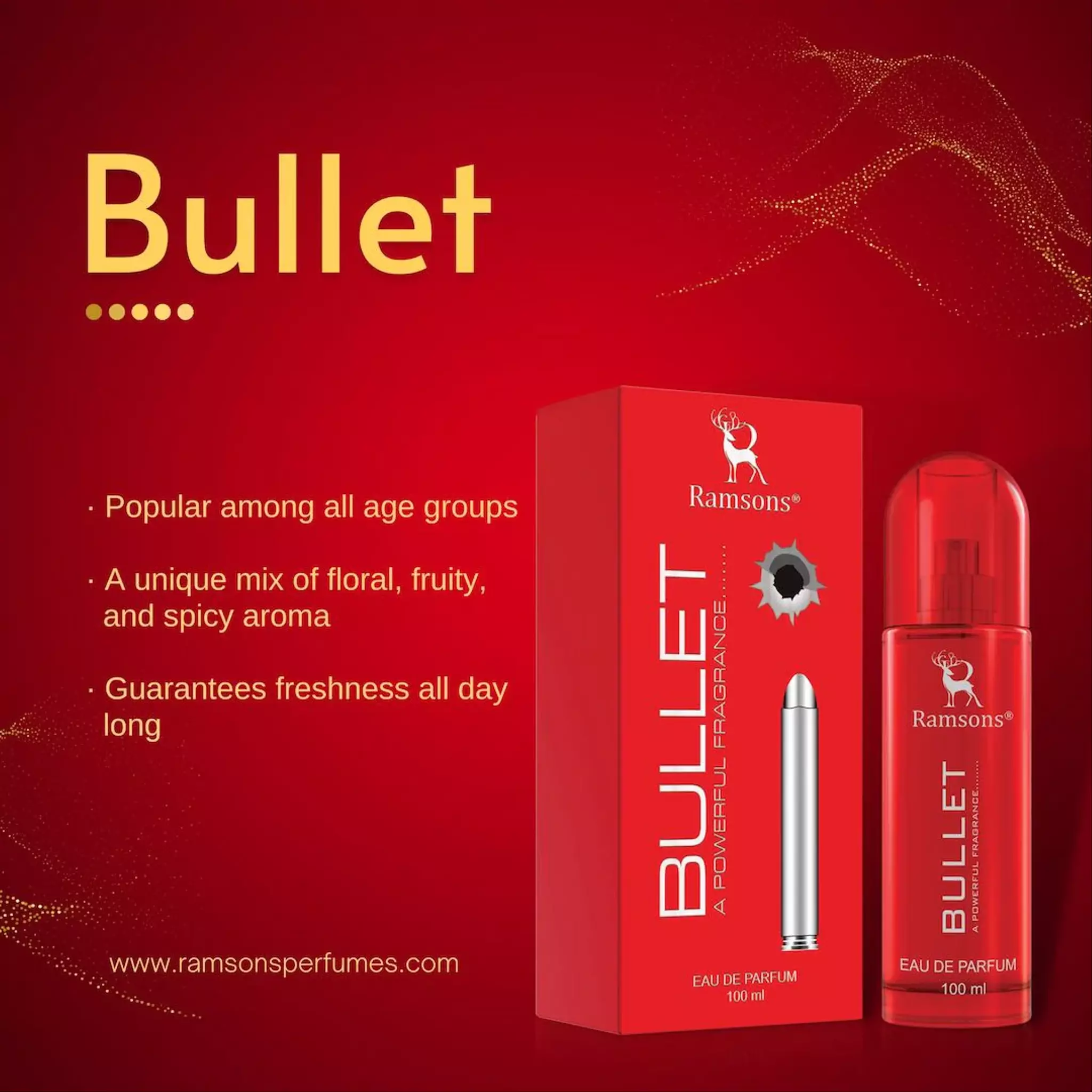 RAMSONS Bullet - Eau De Parfum 100 ML 