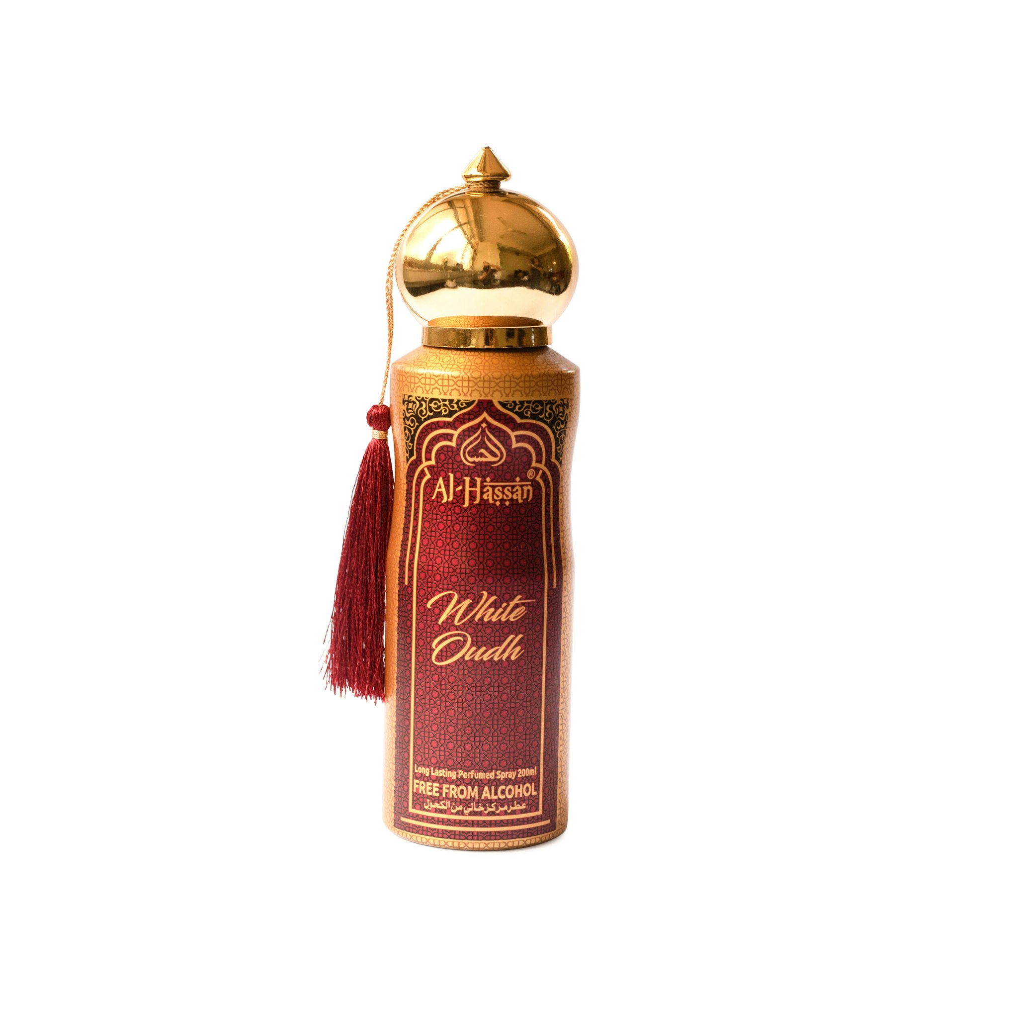 AL - HASSAN Non Alcoholic Fragranced Spray – White oudh 200 ML 