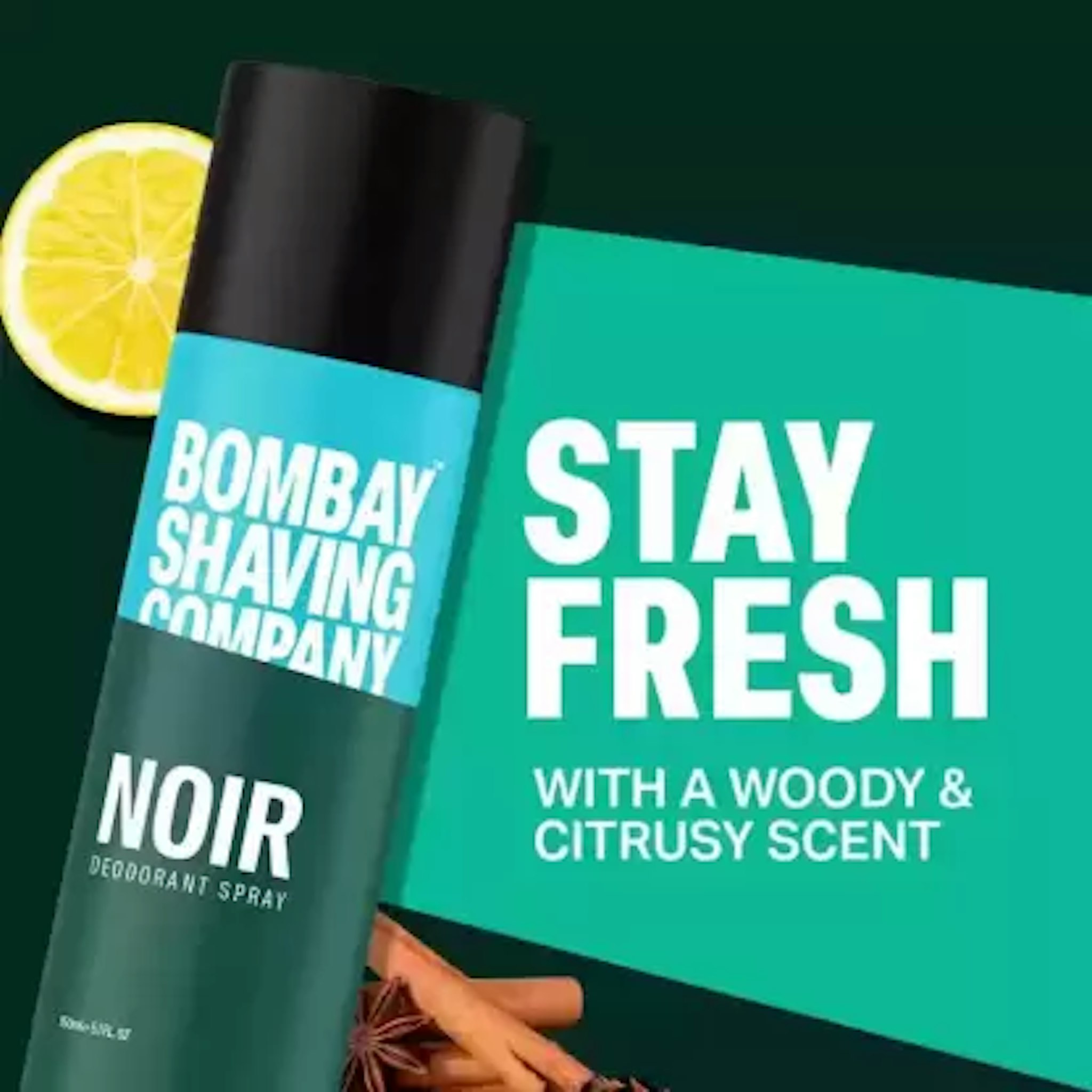 BOMBAY SHAVING COMPANY Noir Deo For Men 150ml Deodorant Spray - For Men  (150 ml)