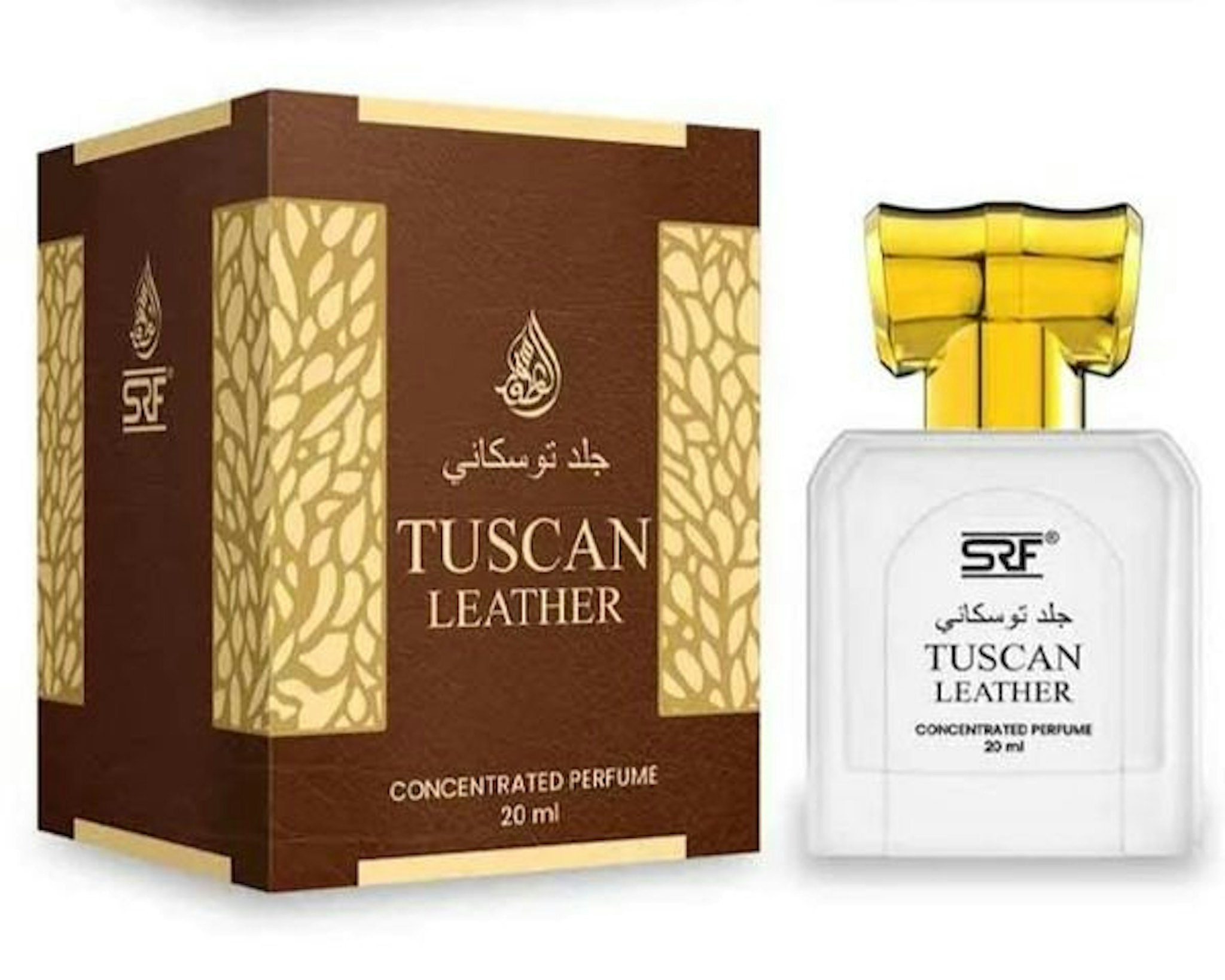 SRF Tuscan Leather Perfume Roll-On Attar (Itr) Free From ALCOHOL 20 ML 