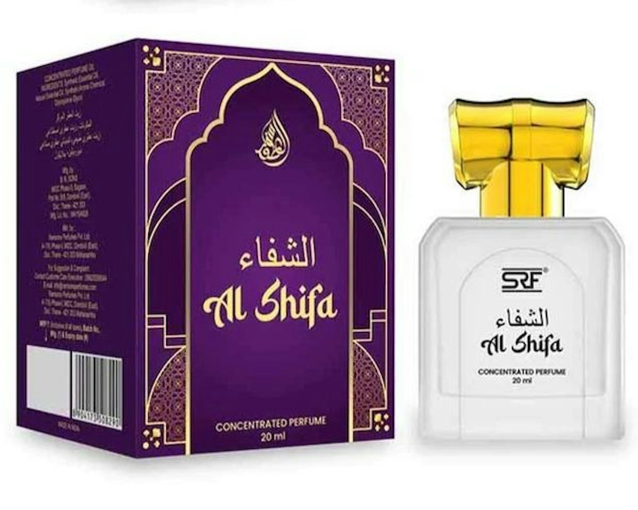 SRF Al Shifa Perfume Roll-On Attar (Itr) Free From ALCOHOL 20 ML 