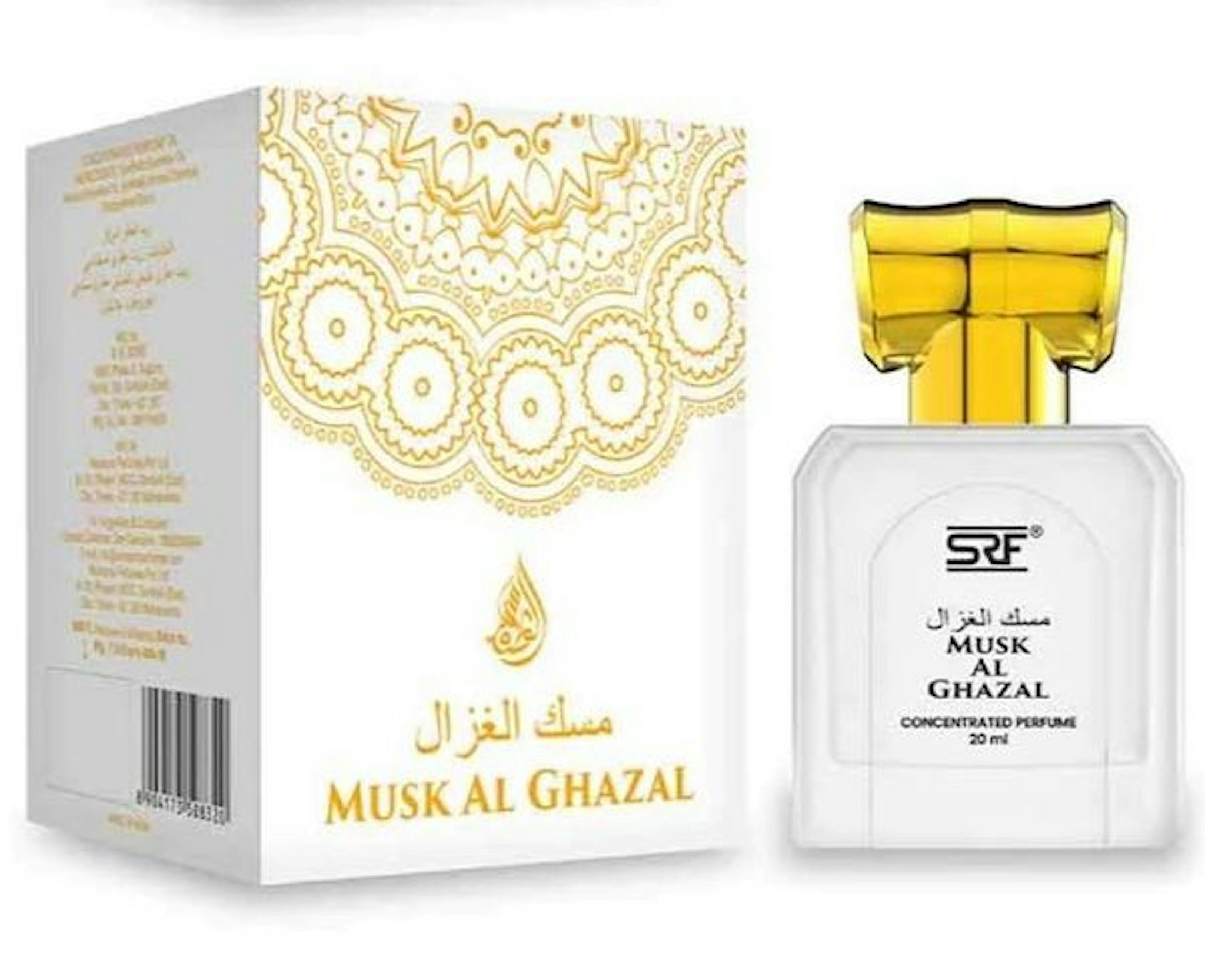 SRF Musk Al Ghazal Perfume Roll-On Attar (Itr) Free From ALCOHOL 20 ML 