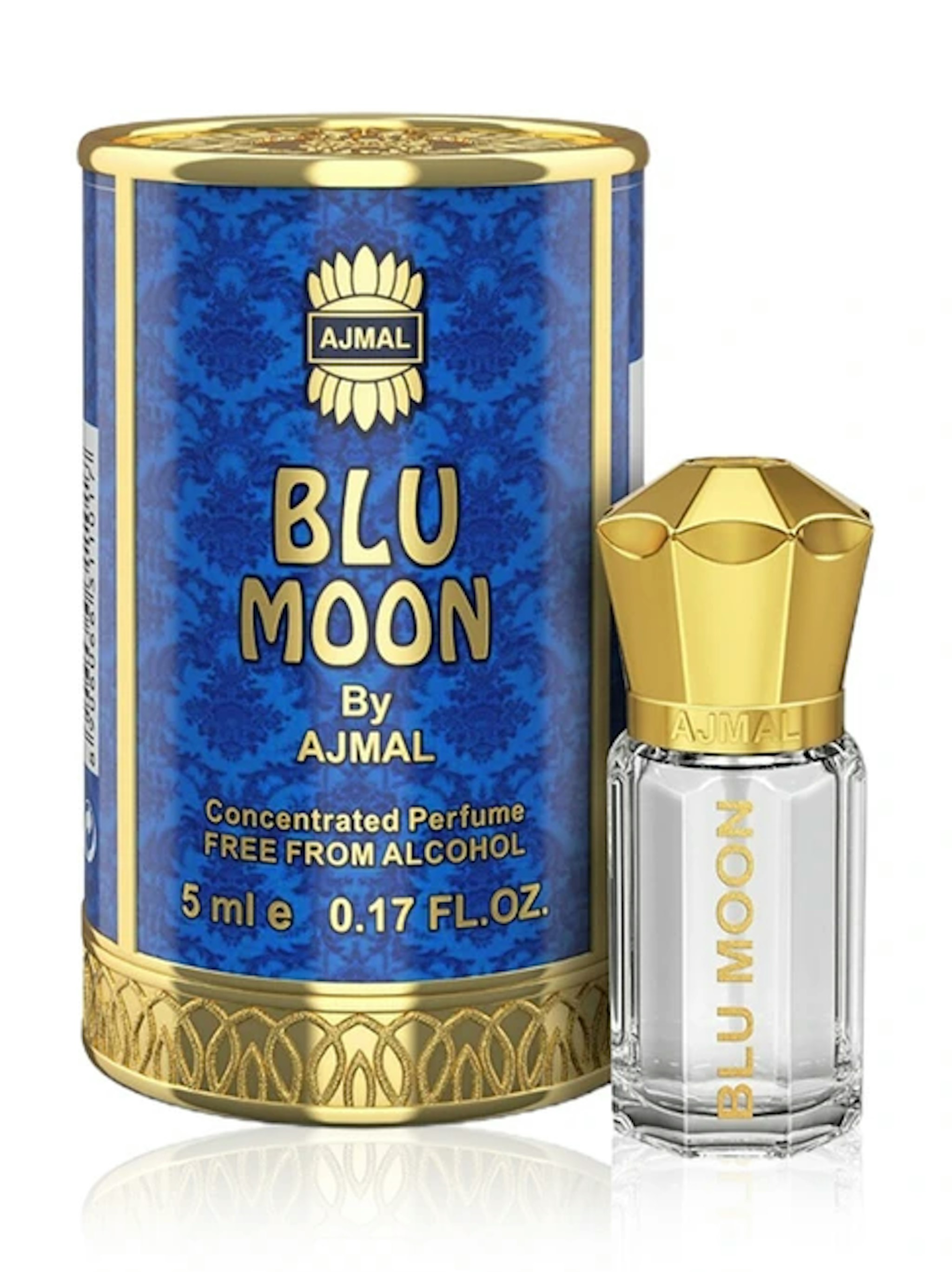 Ajmal BLU MOON Concentrated Perfume Free From Alcohol 5ML 