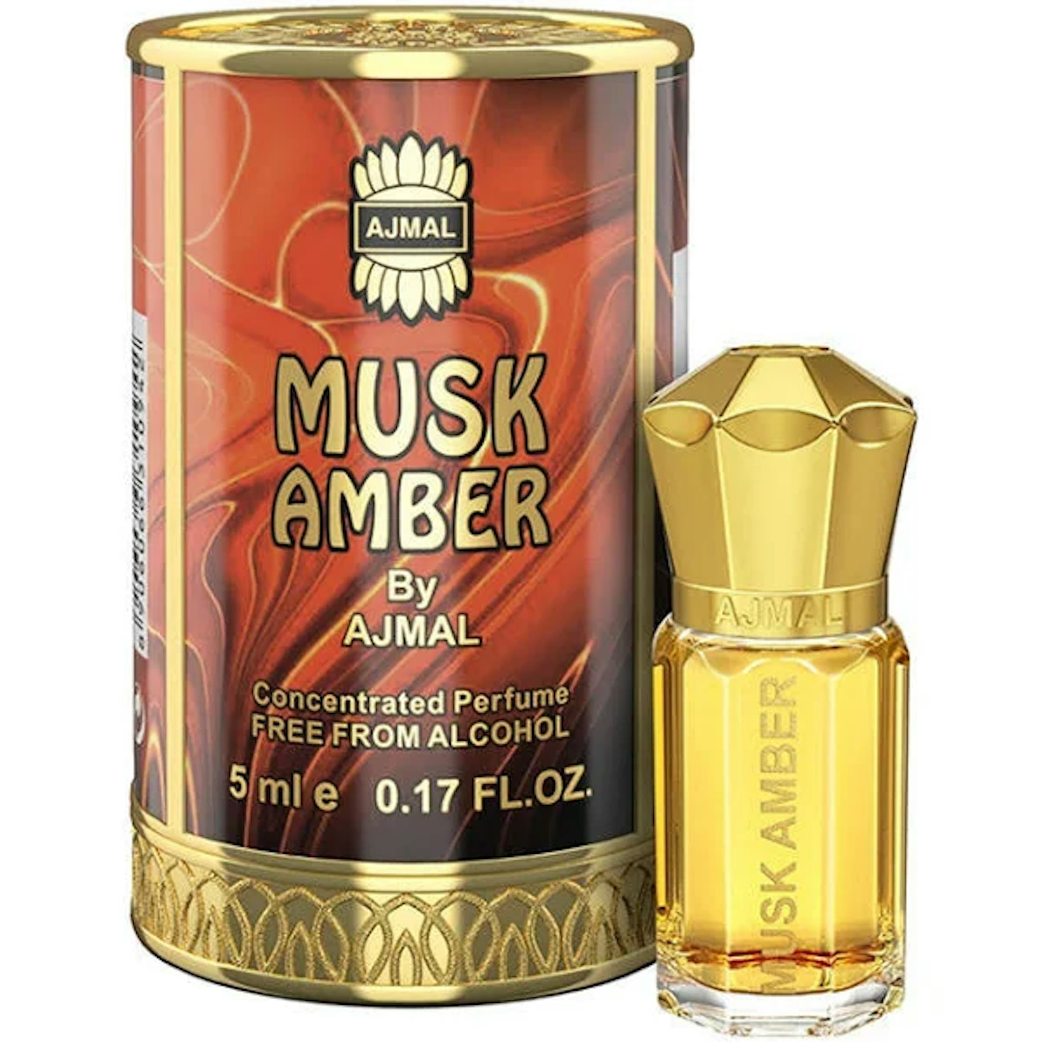 Ajmal MUSK AMBER Concentrated Perfume Free From Alcohol 5ML