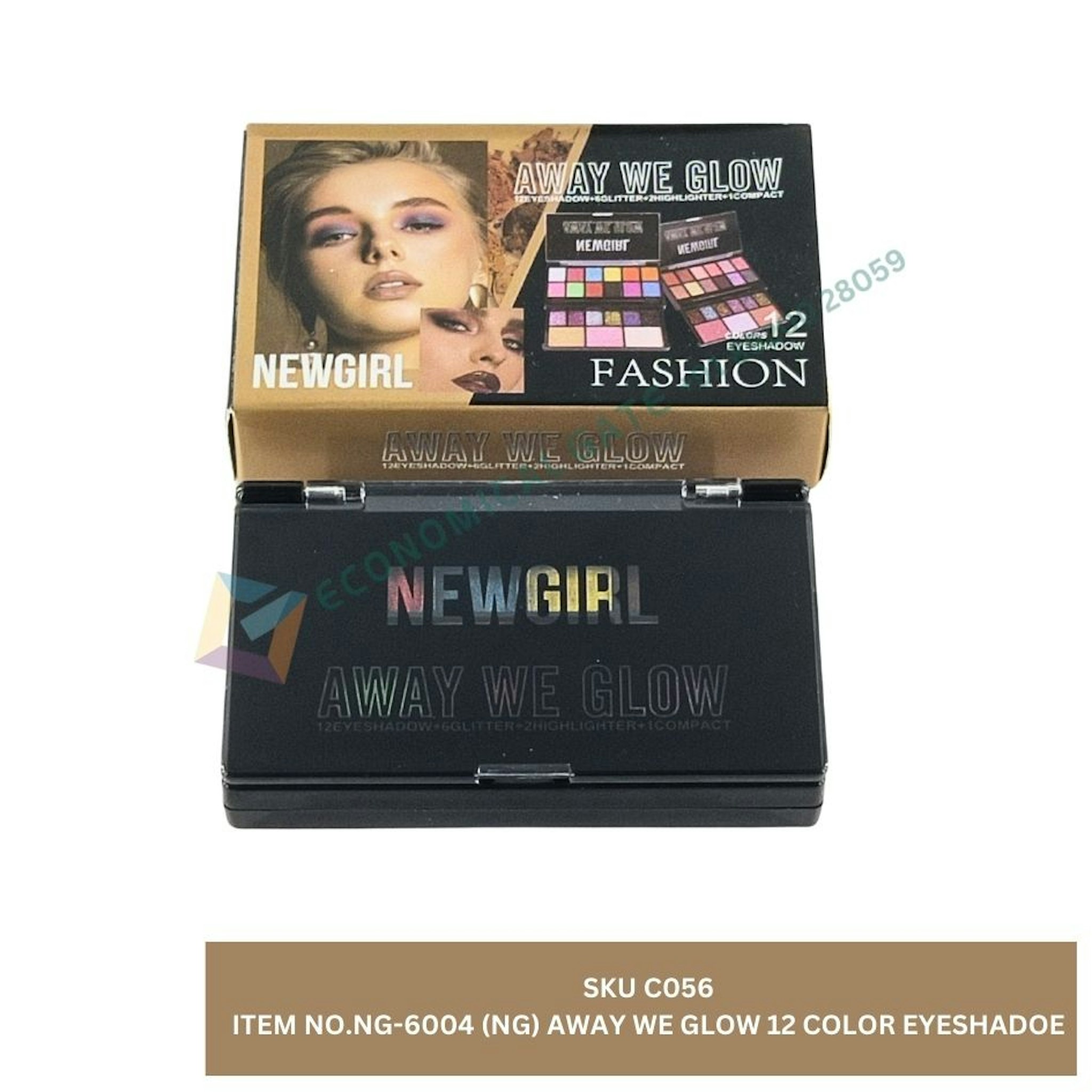 NG AWAY WE GLOW 12 COLOUR EYE SHADOE 