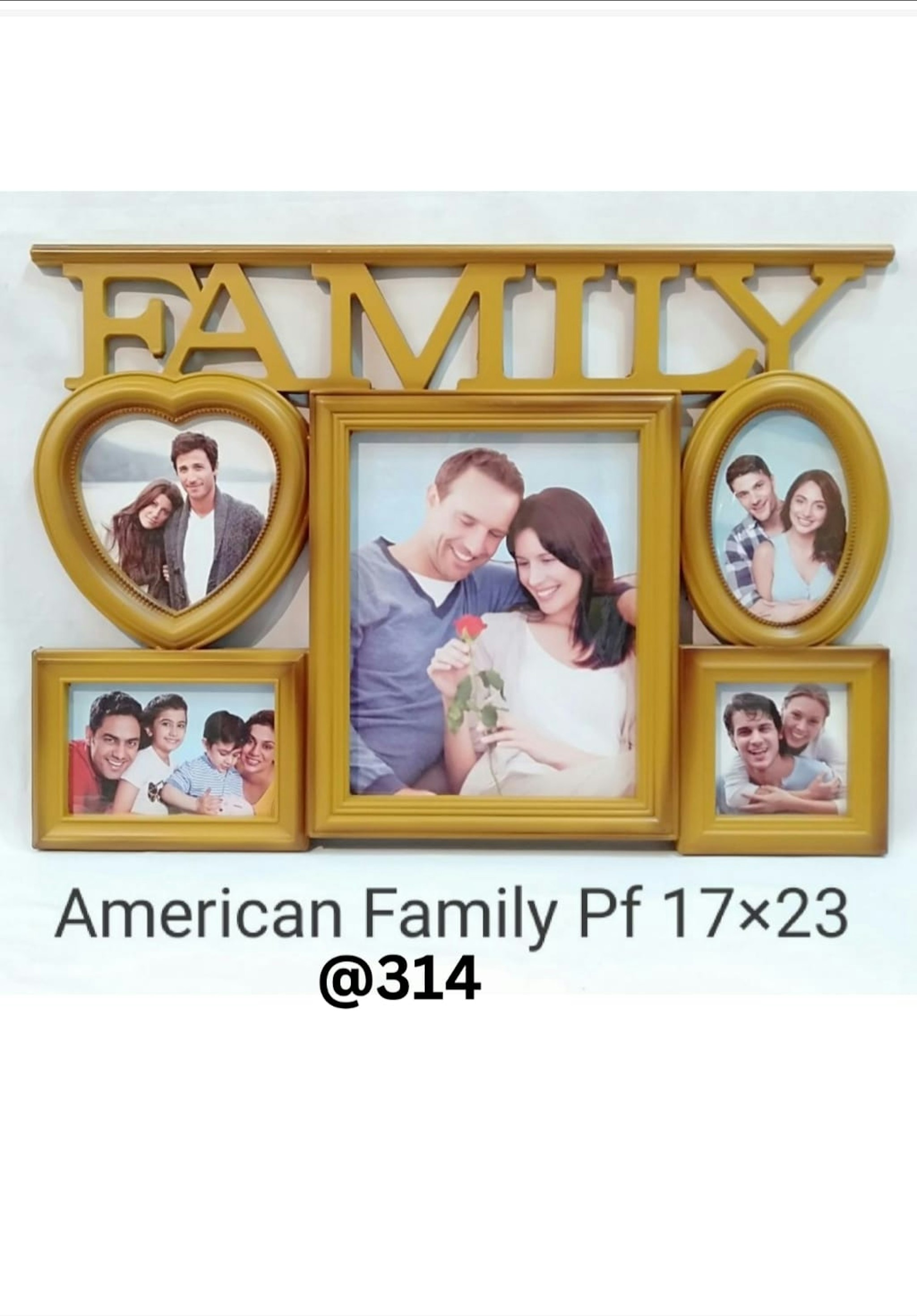 AMERICAN FAMILY PLASTIC PHOTO FRAME 