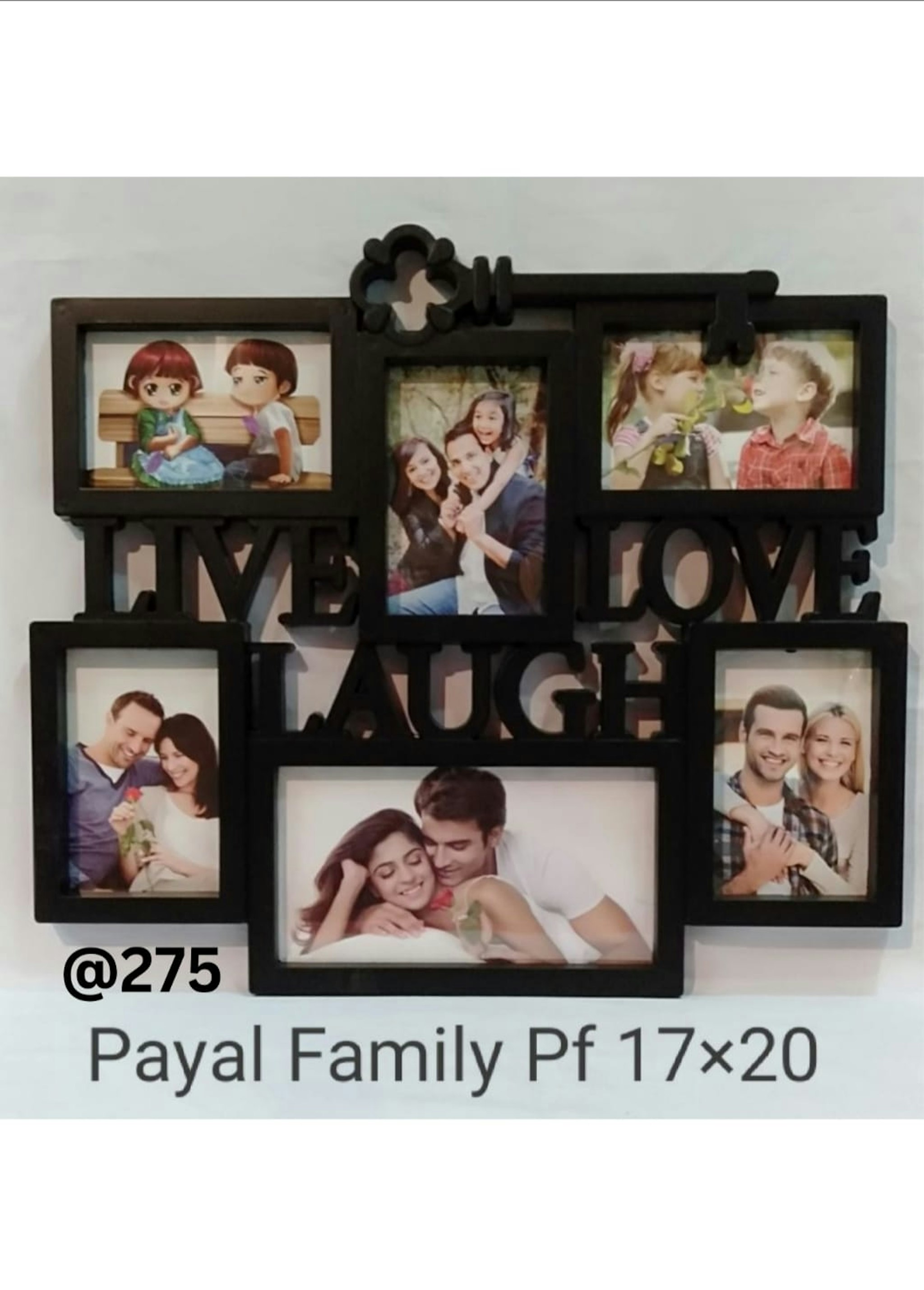 PAYAL FAMILY PLASTIC PHOTO FRAME 