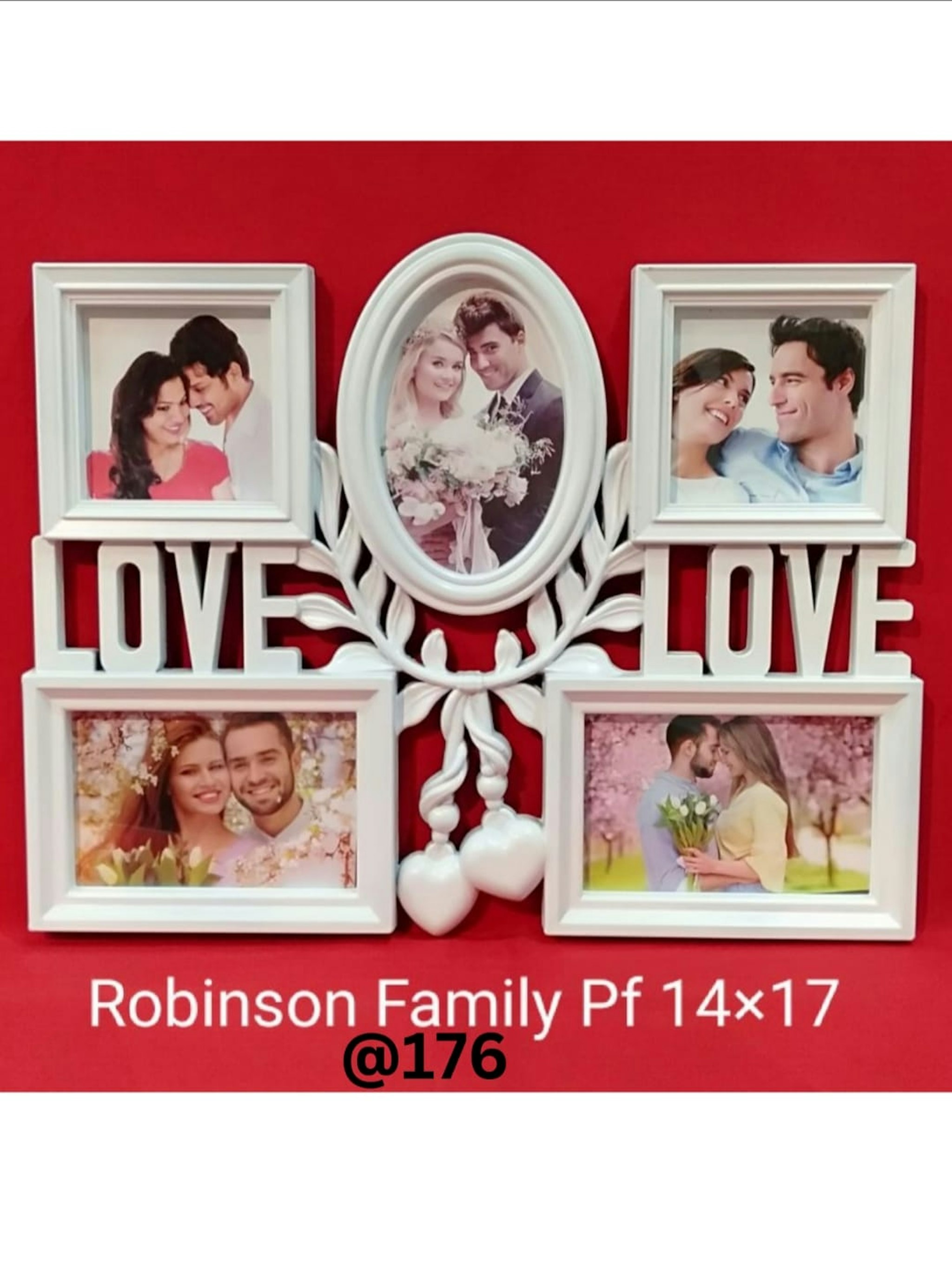 ROBINSON FAMILY PLASTIC PHOTO FRAME 