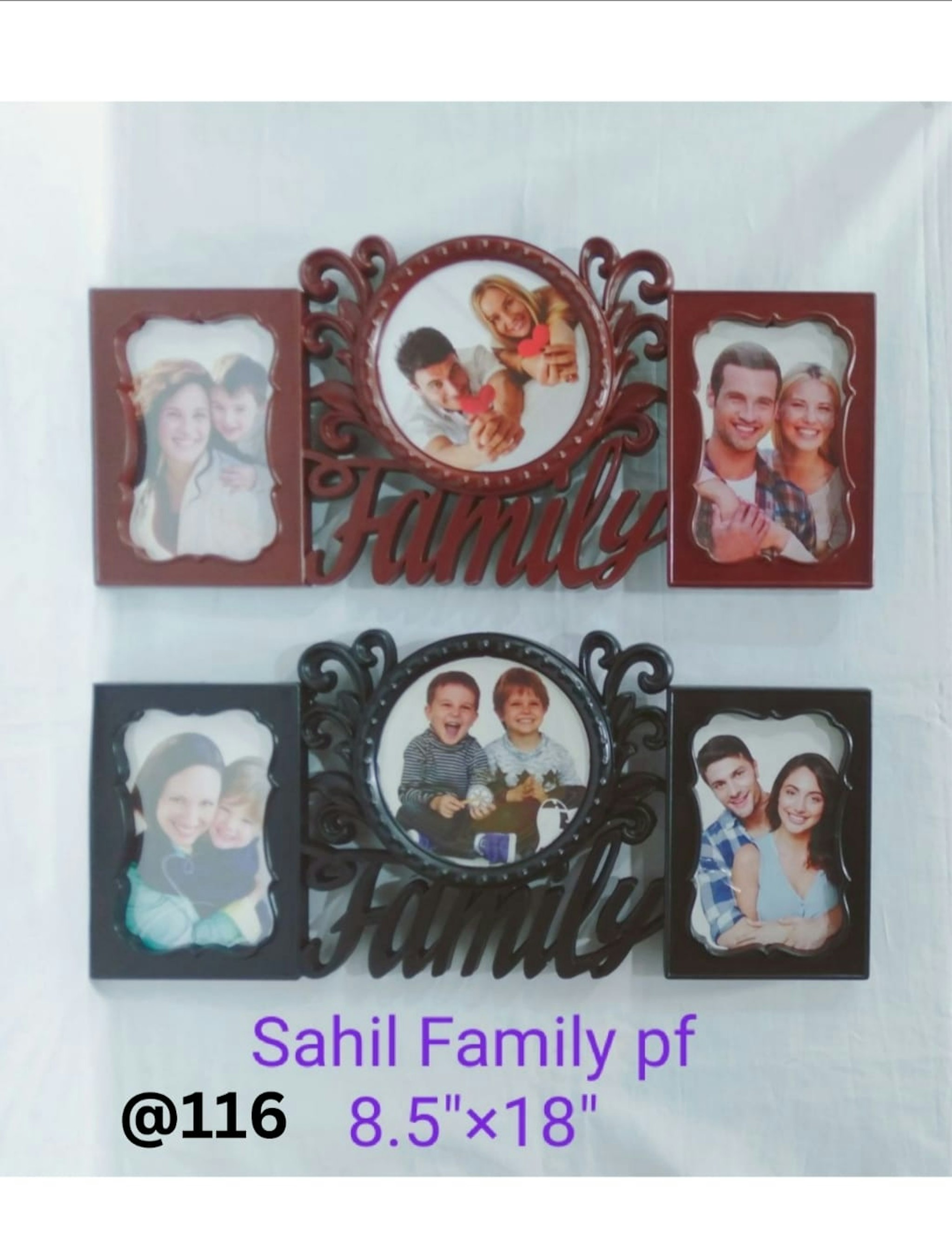 SAHIL FAMILY PLASTIC PHOTO FRAME 