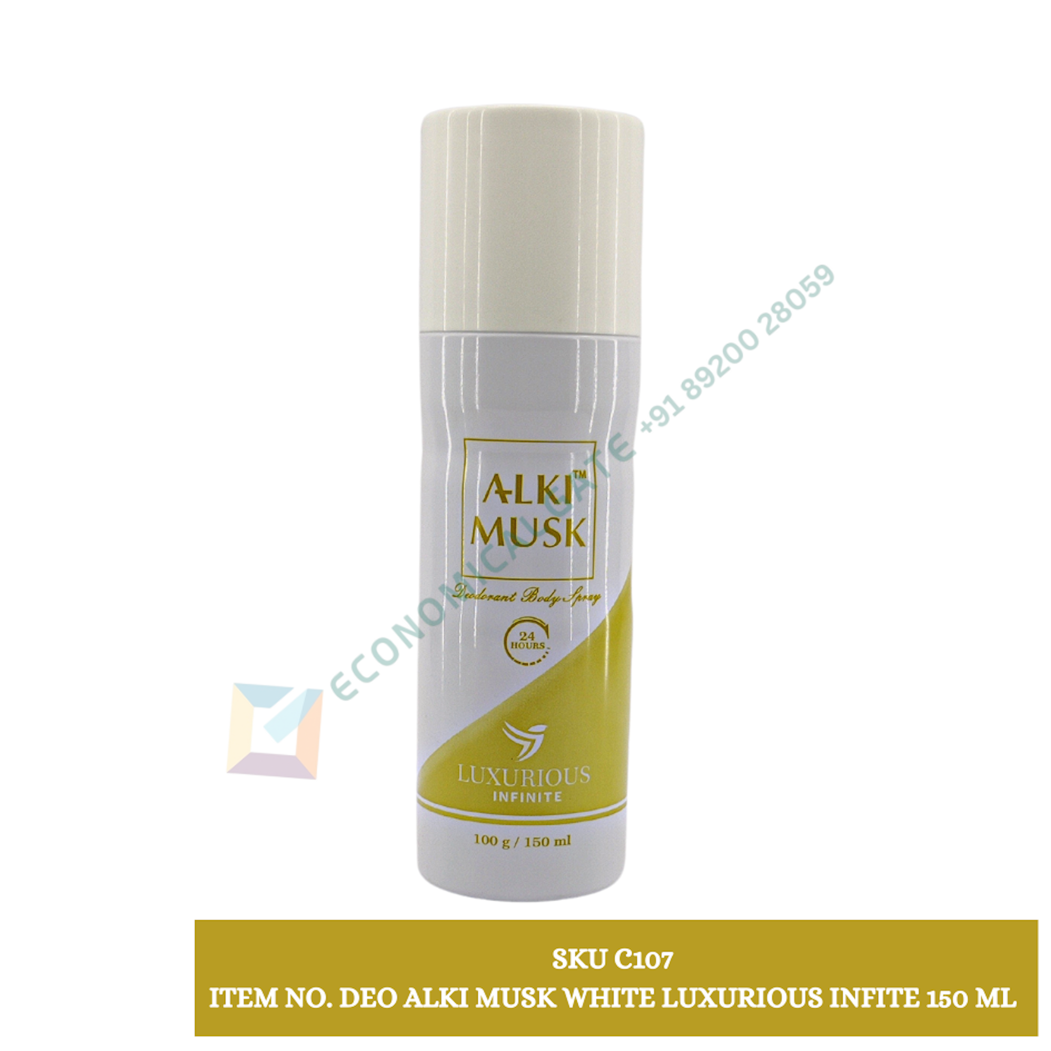 ALKI MUSK WHITE LUXURIOUS INFITE 150 ML 