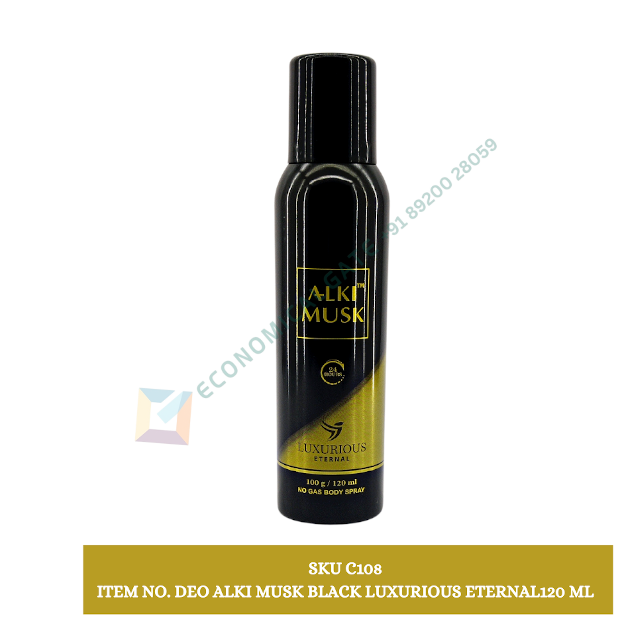 ALKI MUSK BLACK LUXURIOUS ETERNAL DEO 120 ML 