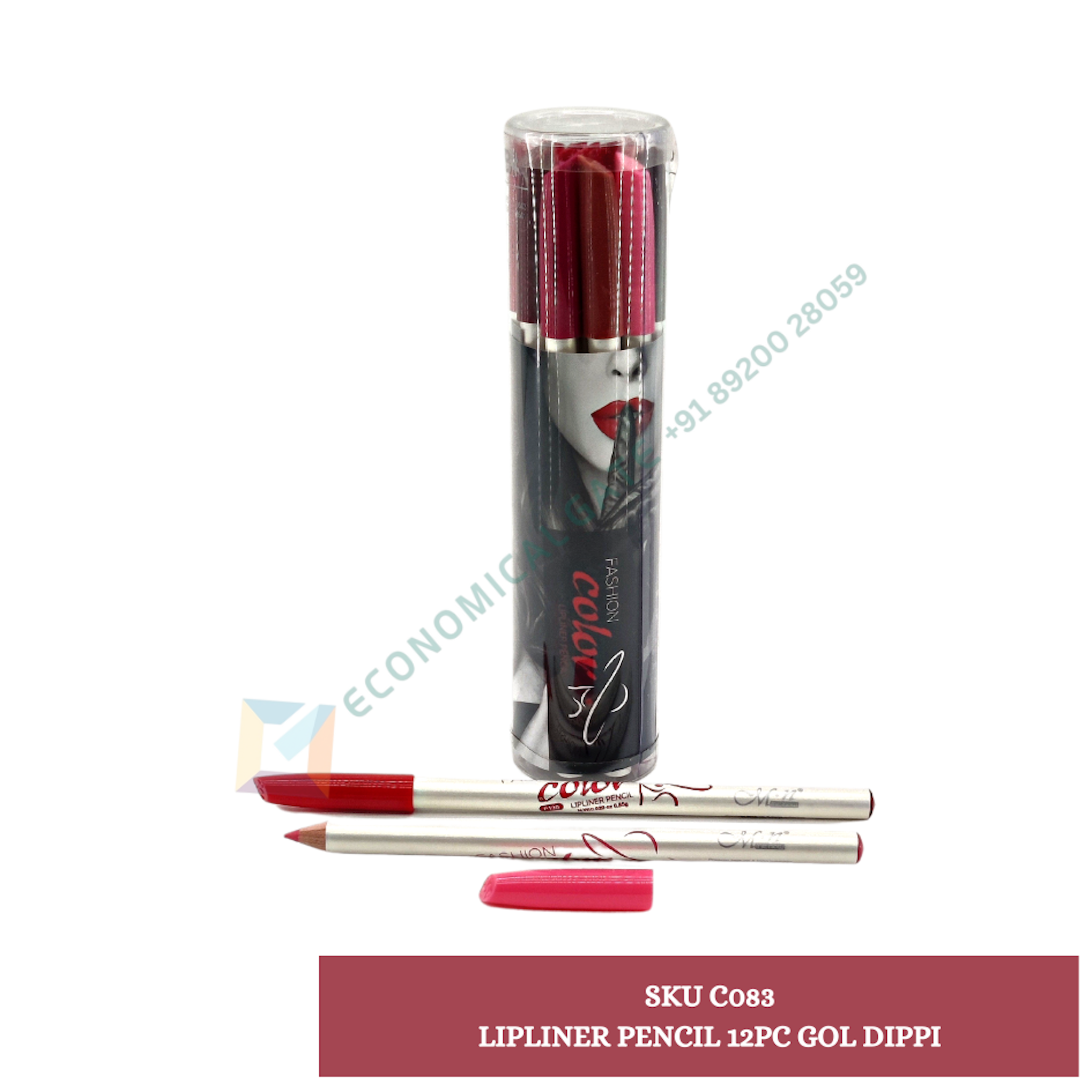 LIP LINER PENCIL 12 PC GOL DIPPI (MN)