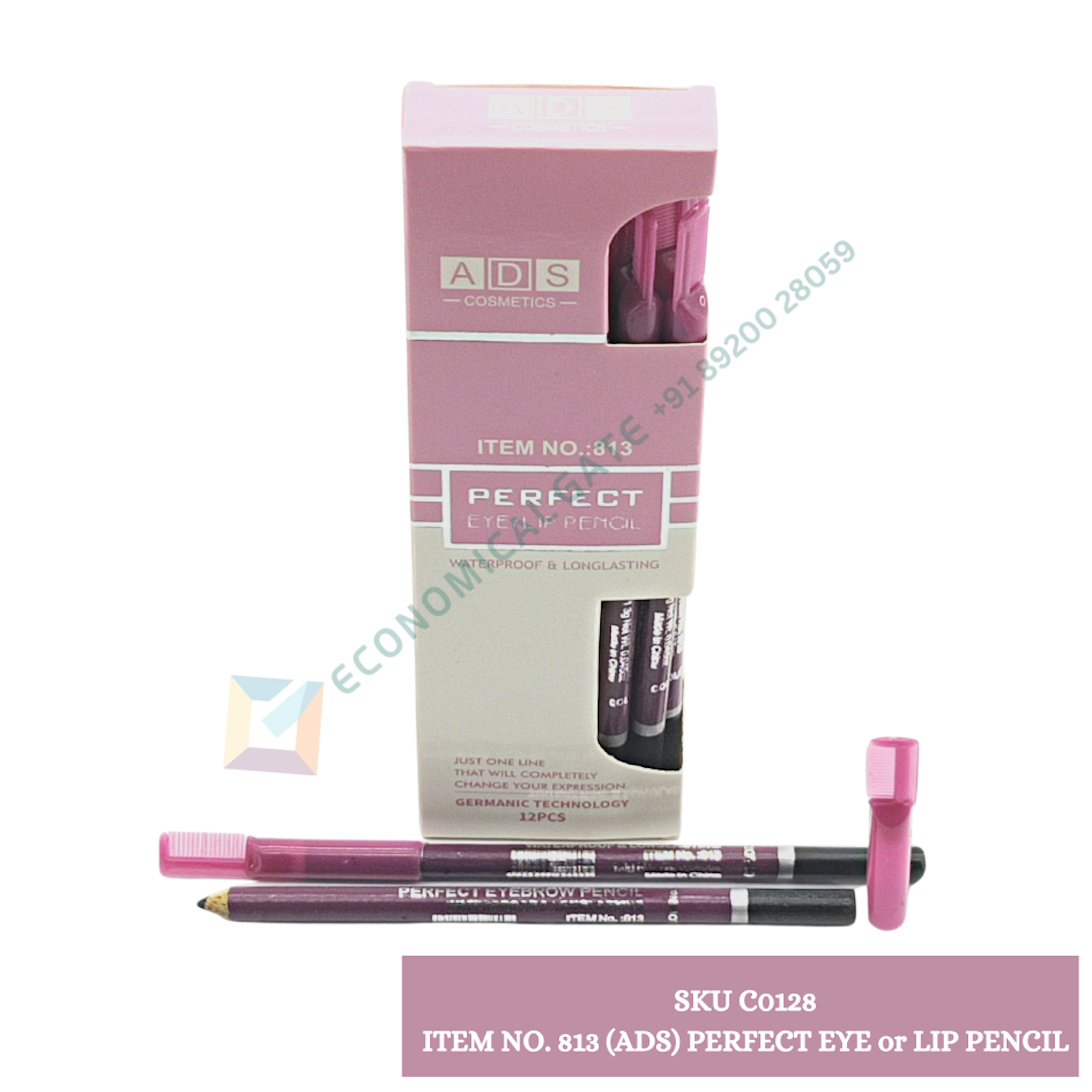 813 ADS PERFECT EYE OR LIP PENCIL SET 12 PC 