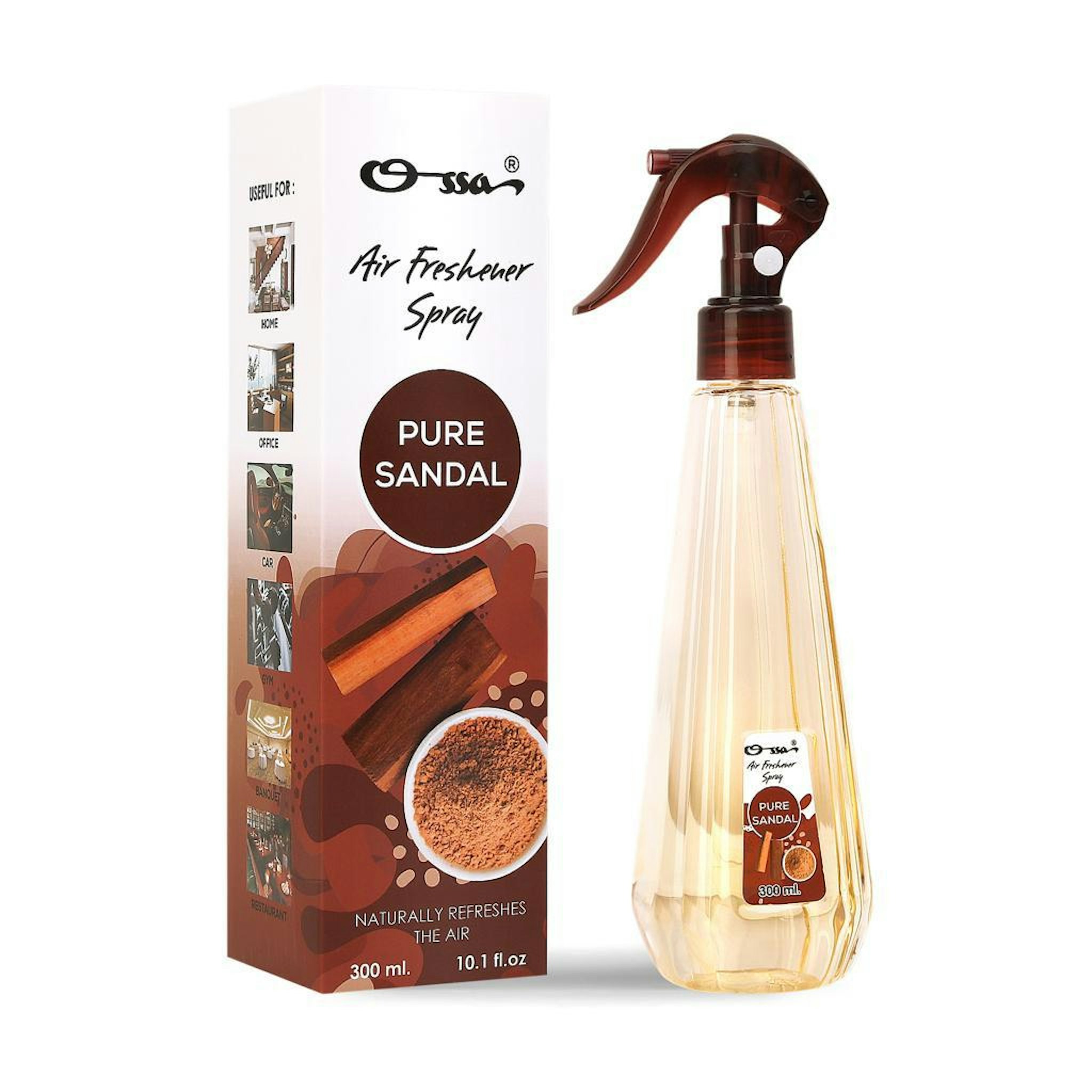 OSSA PURE SANDAL AIR FRESHENER SPRAY  300 ML 