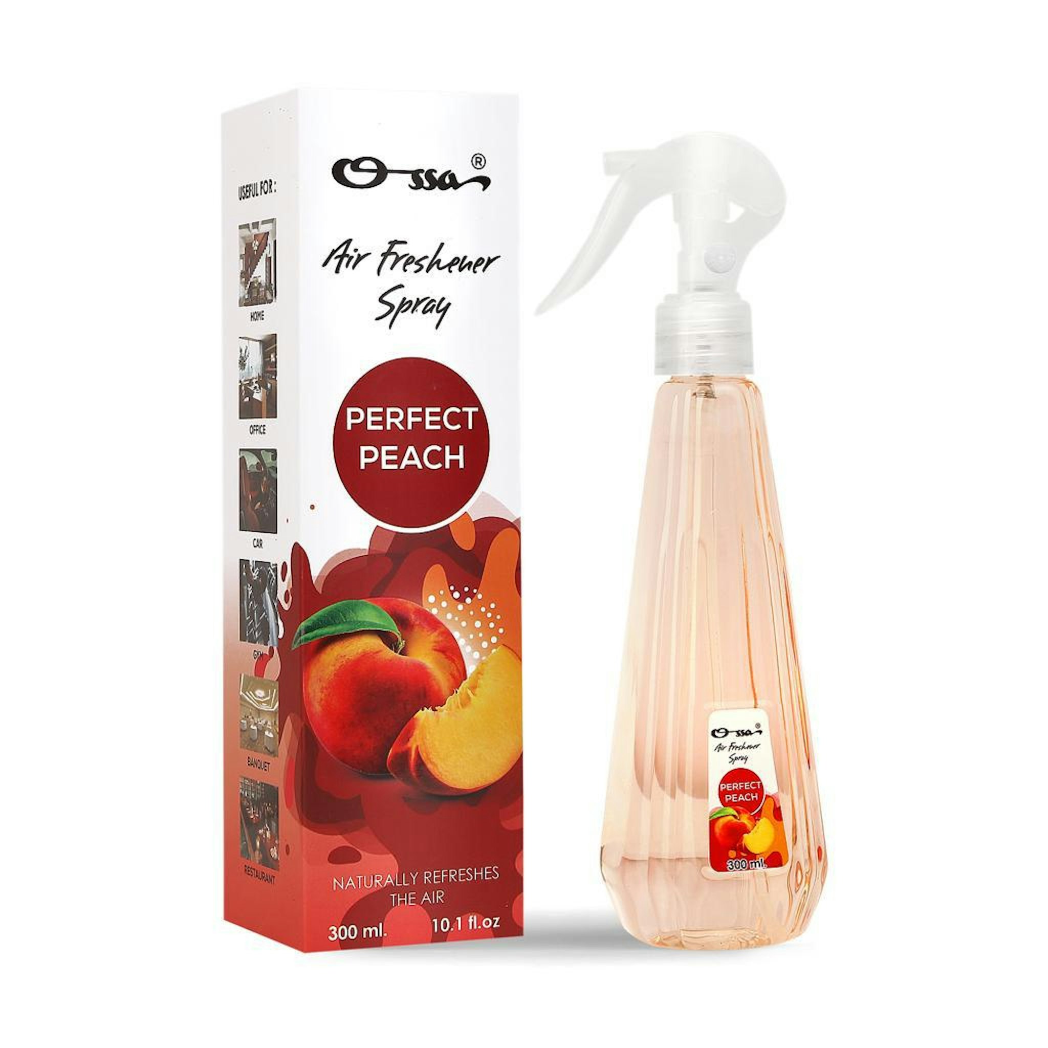 OSSA PERFECT PEACH AIR FRESHENER SPRAY 300 ML