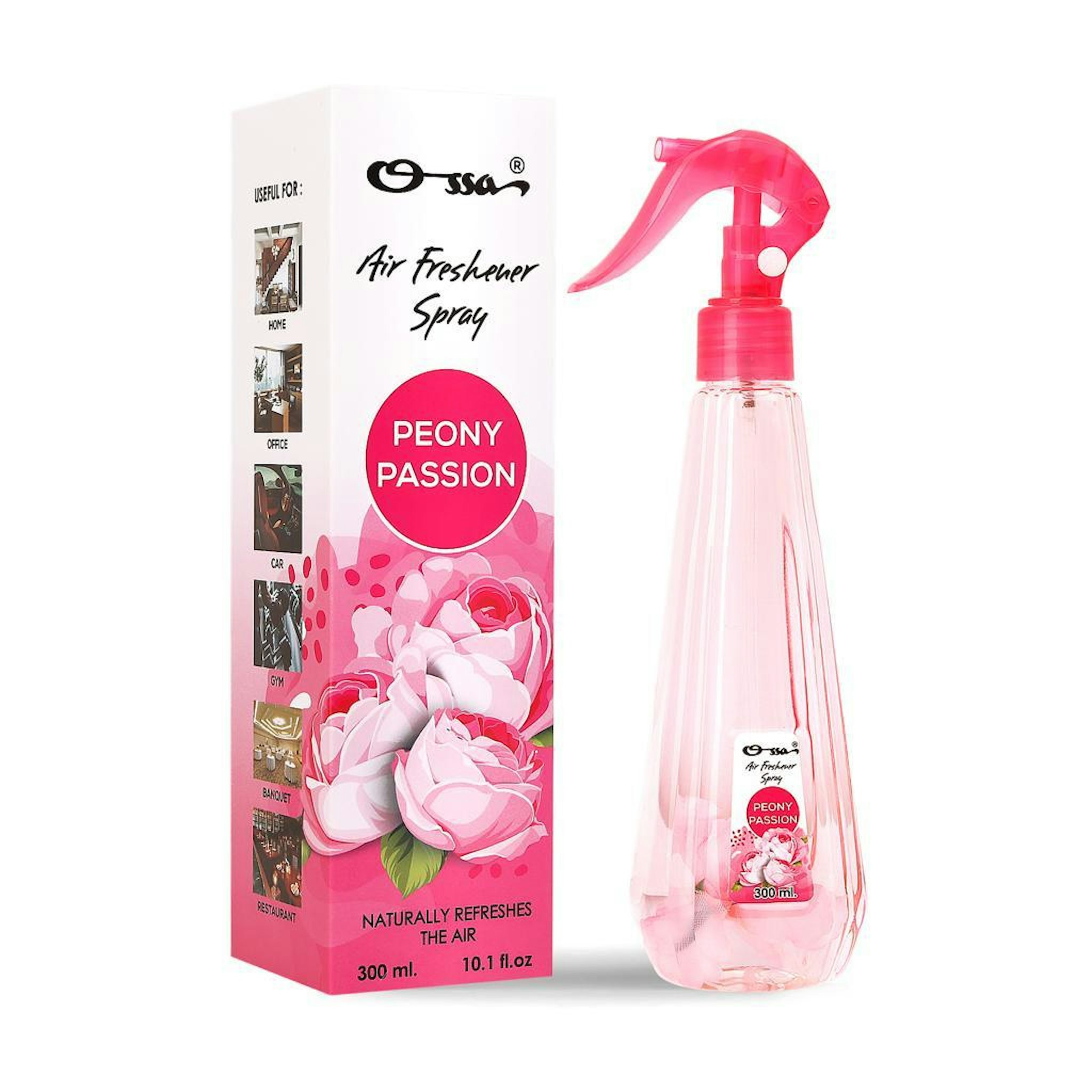 OSSA PEONY PASSION AIR FRESHENER SPRAY 300 ML 