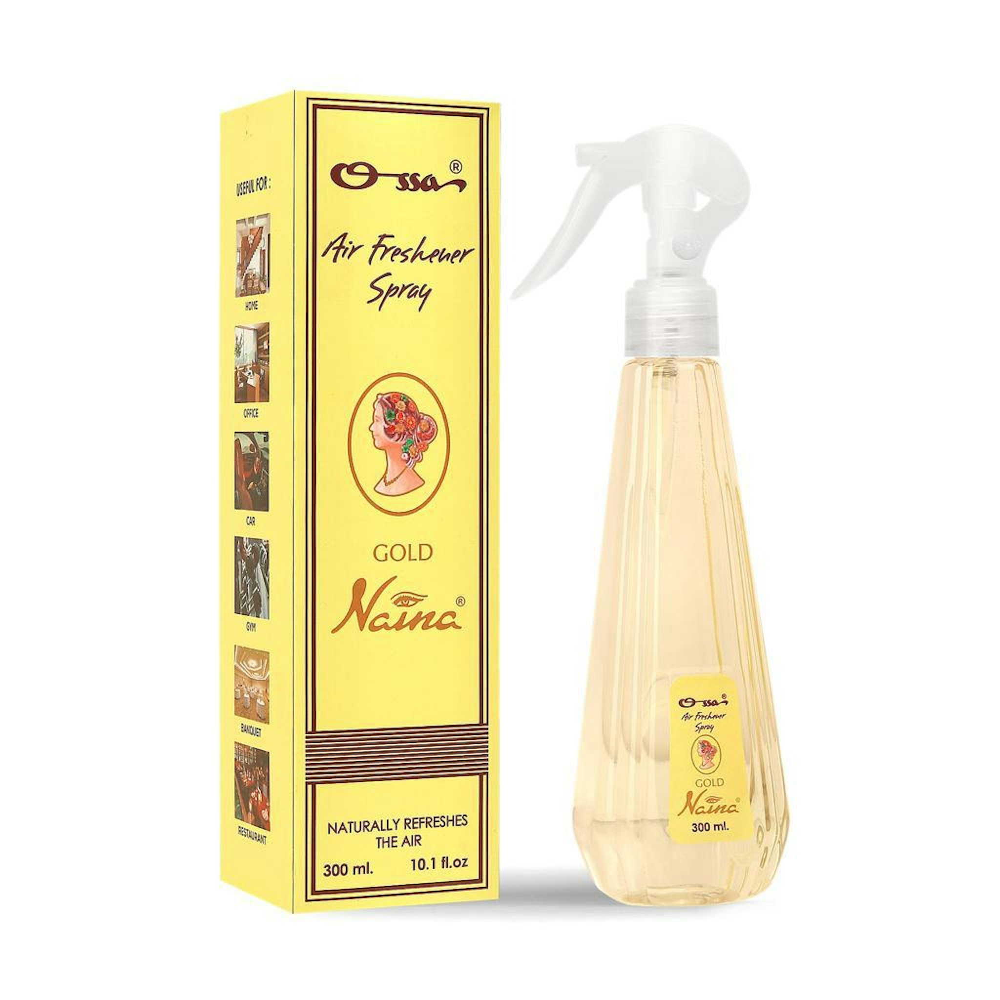 OSSA GOLD NAINA AIR FRESHENER SPRAY 300 ML 