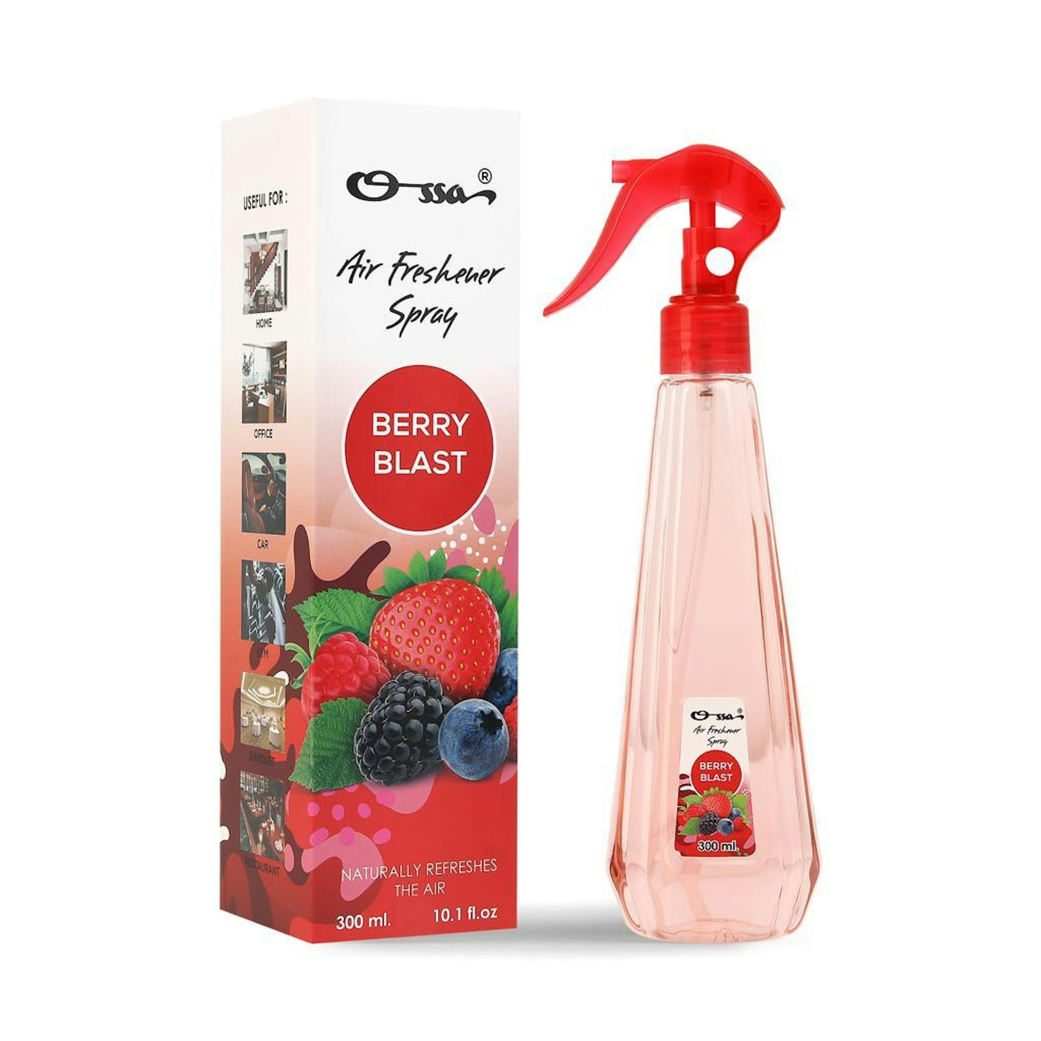 OSSA BERRY BLAST AIR FRESHENER SPRAY 300 ML 