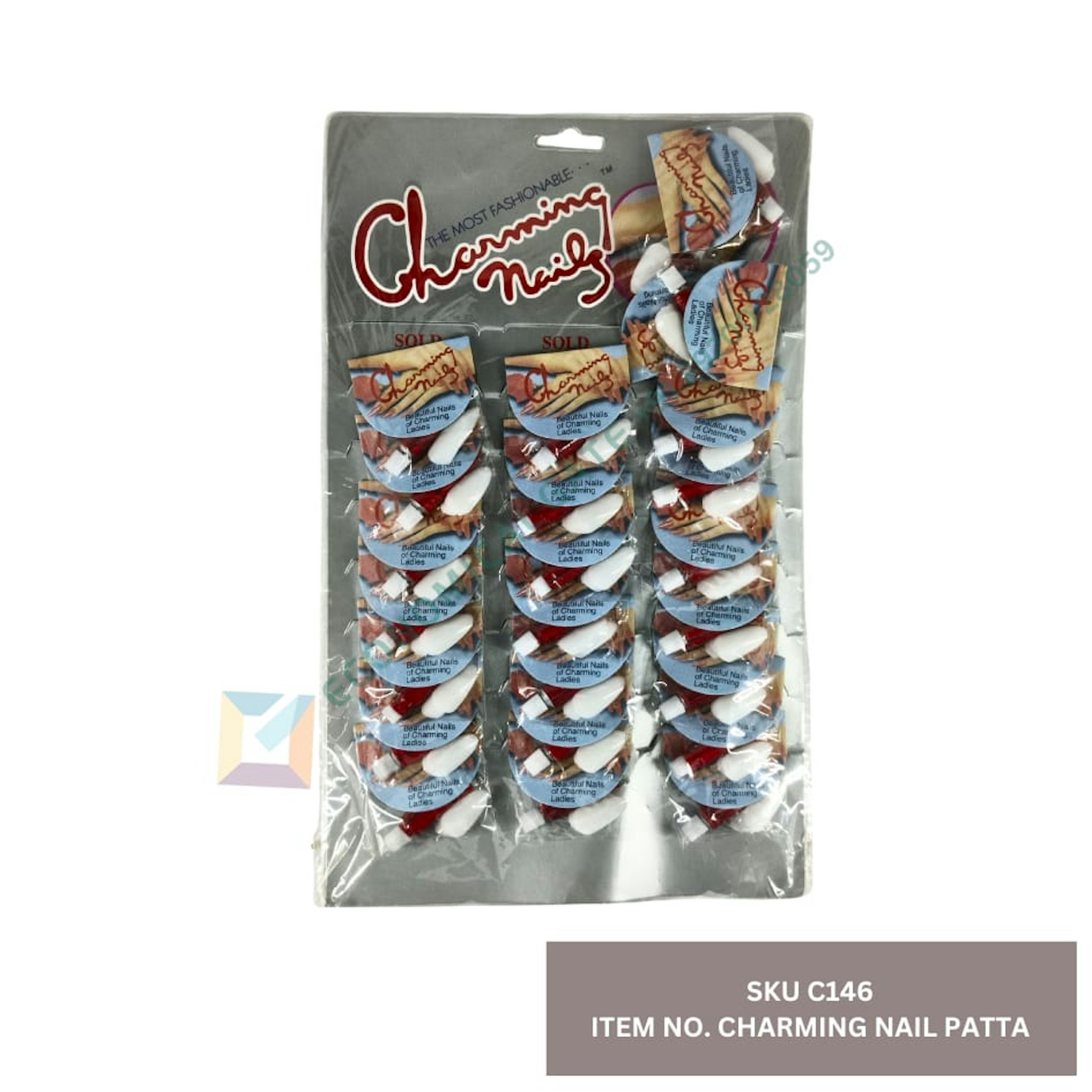 CHARMING NAIL PATTA 24 PC 