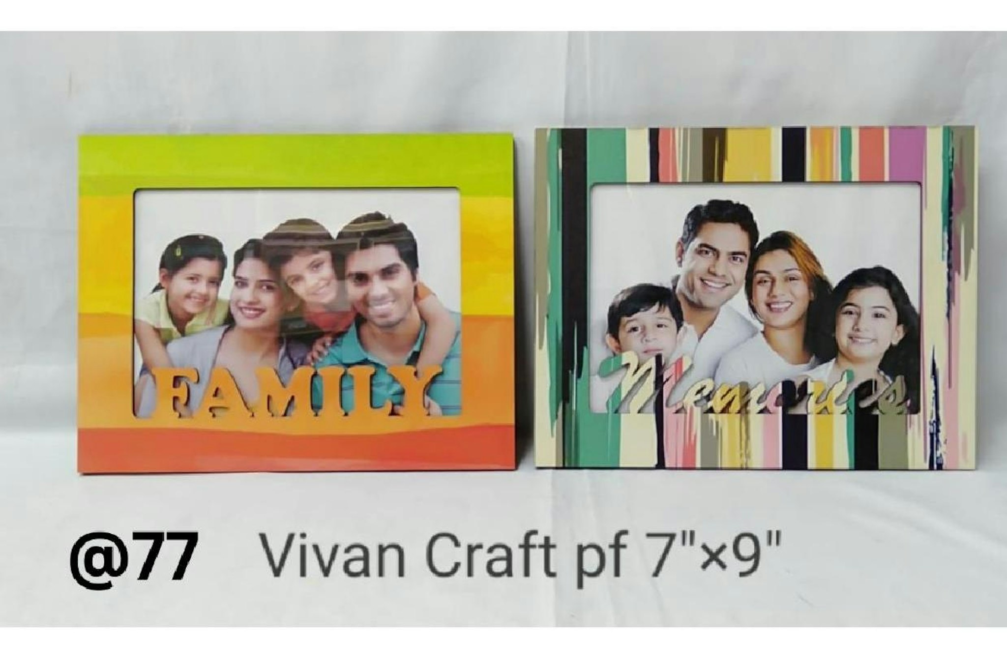 VIVAN CRAFIT PLASTIC PHOTO FRAME 