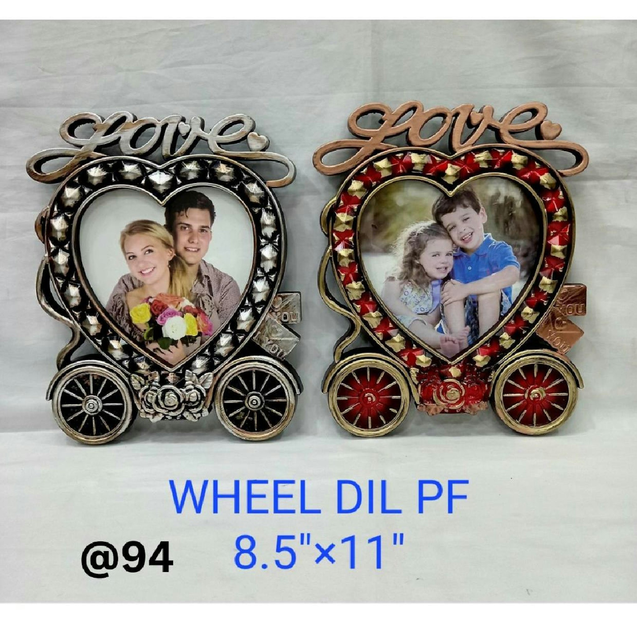 WHEEL DIL PLASTIC PHOTO FRAME 