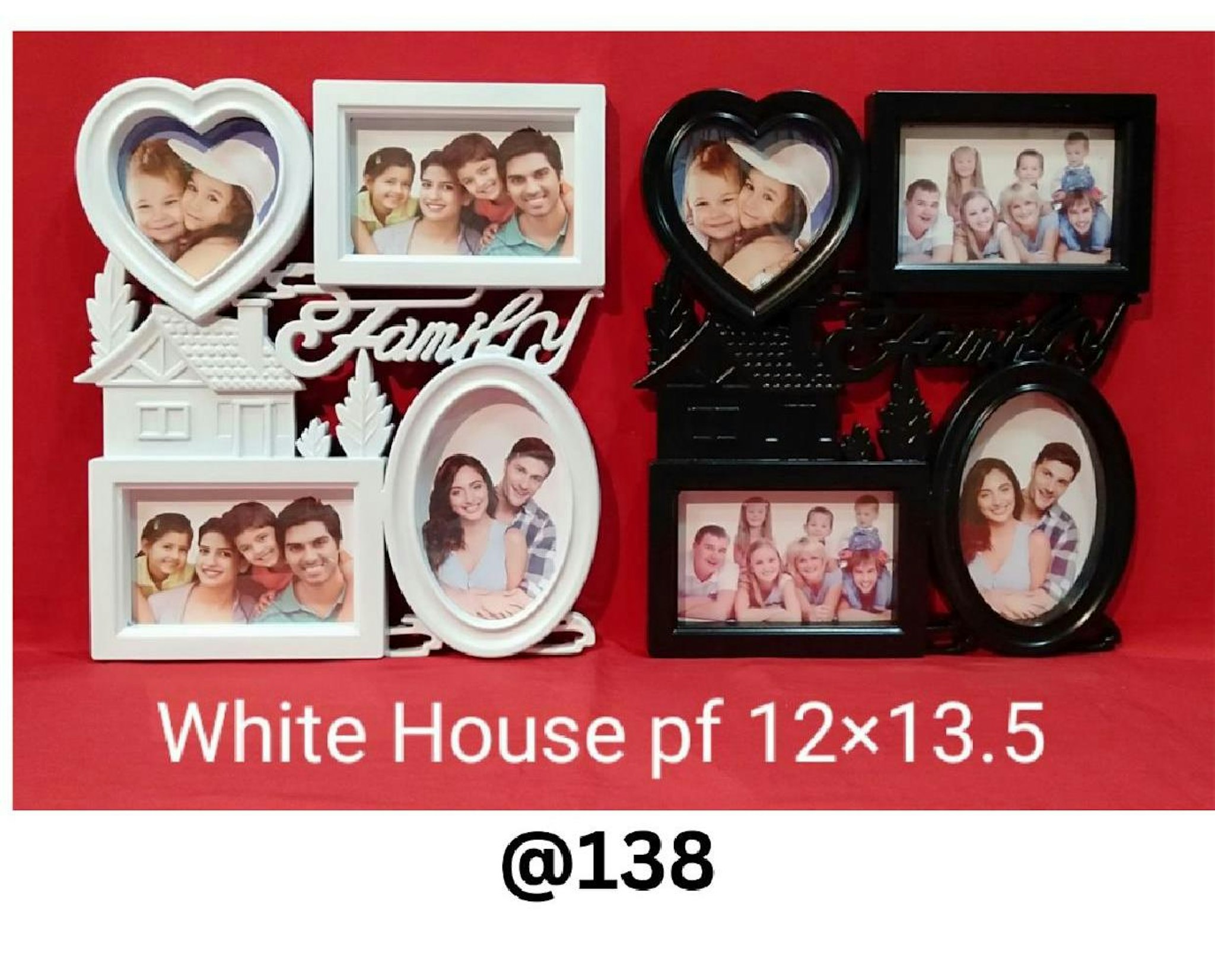 WHITE HOUSE PLASTIC PHOTO FRAME 