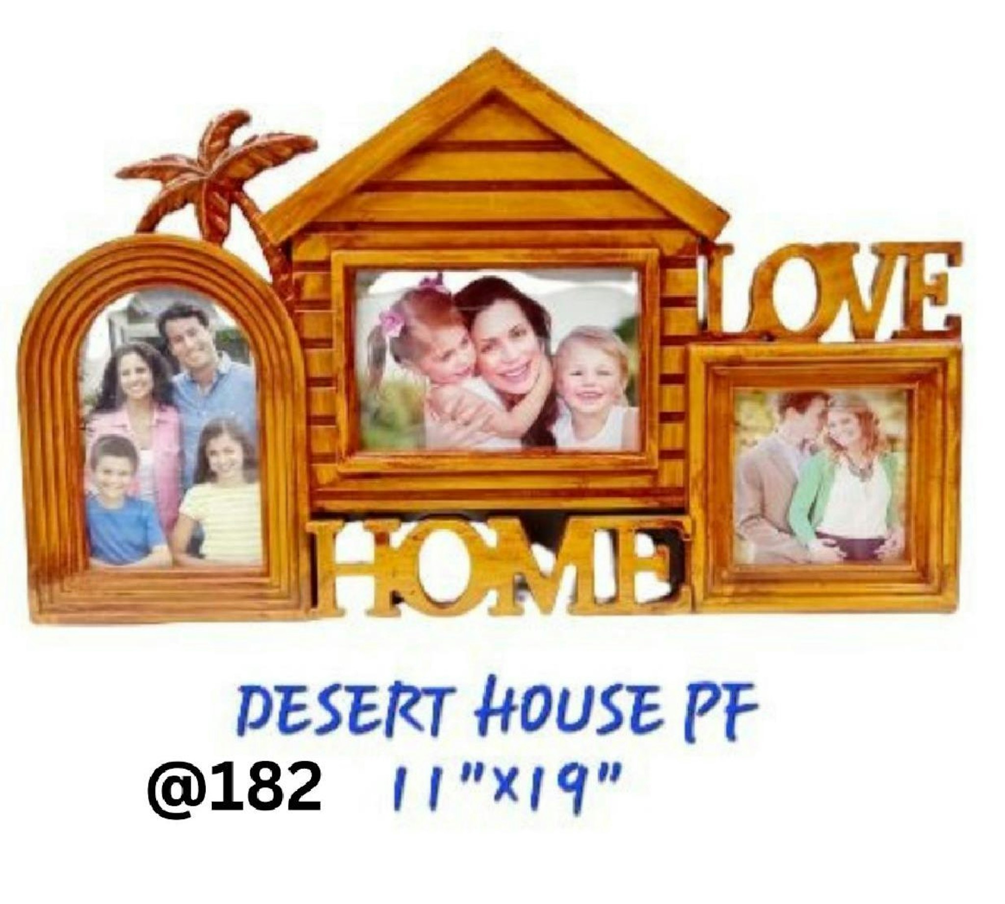 DESERT HOUSE PLASTIC PHOTO FRAME 