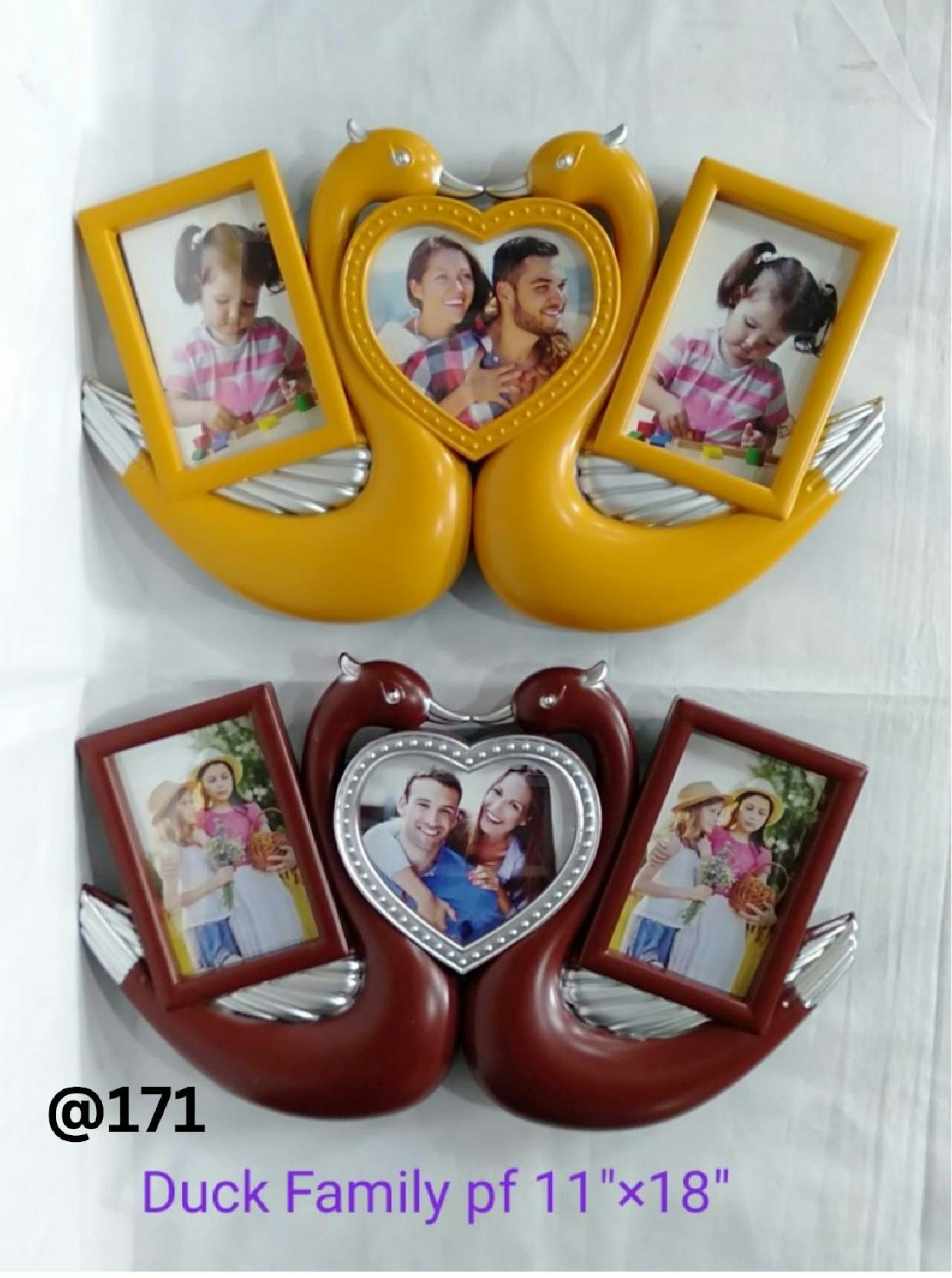 DUCK FAMILY PLASTIC PHOTO FRAME 