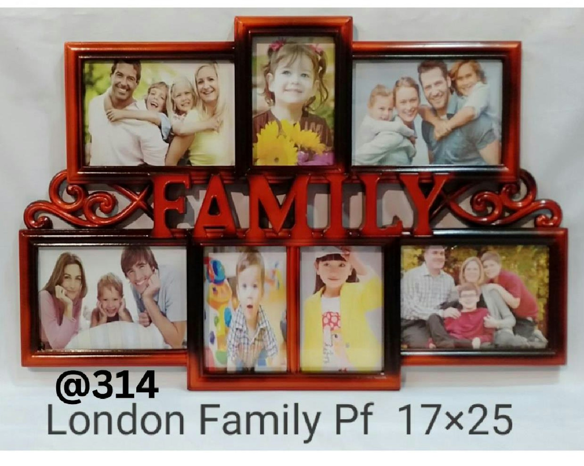 LONDON FAMILY PLASTIC PHOTO FRAME 