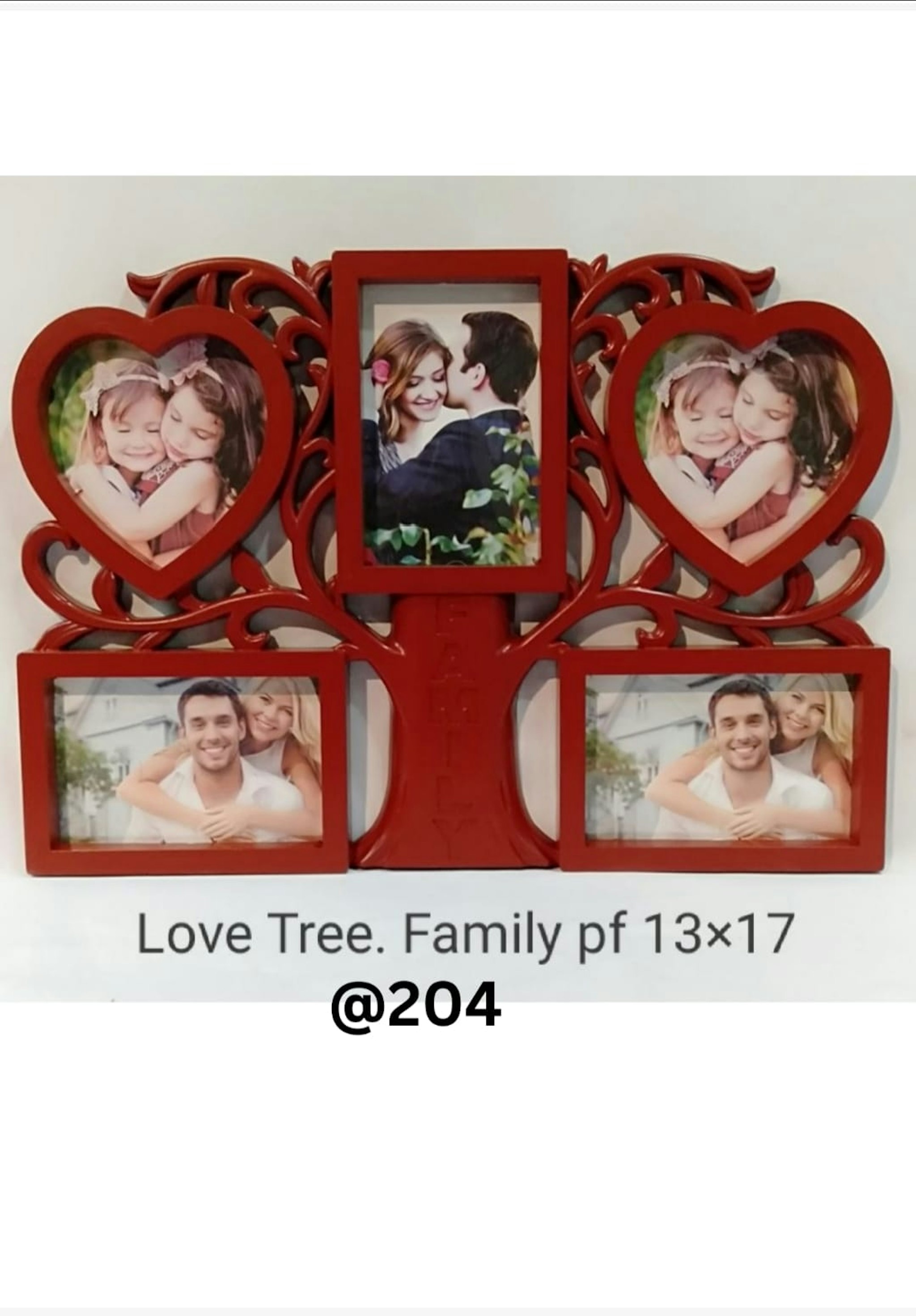 LOVE TREE FAMILY PLASTIC PHOTO FRAME 