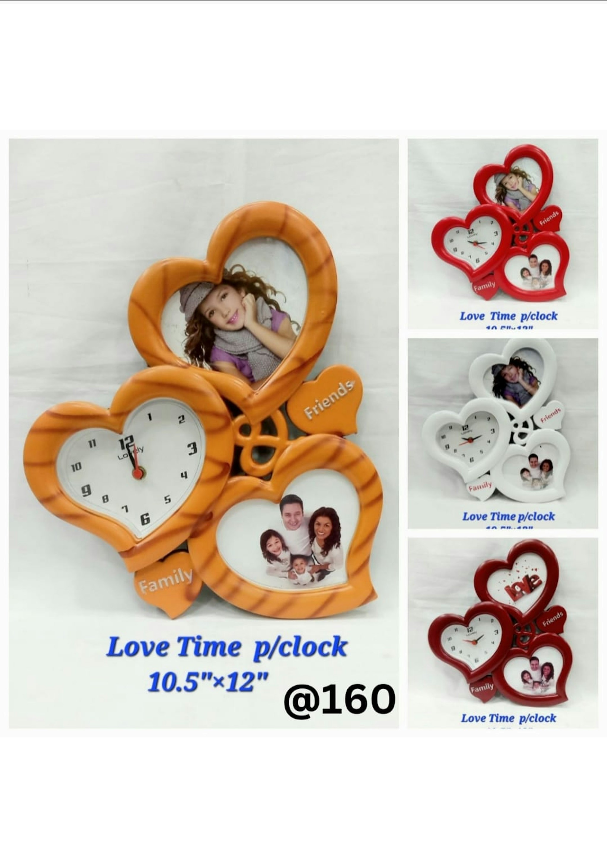 LOVE TIME PLASTIC PHOTO FRAME 