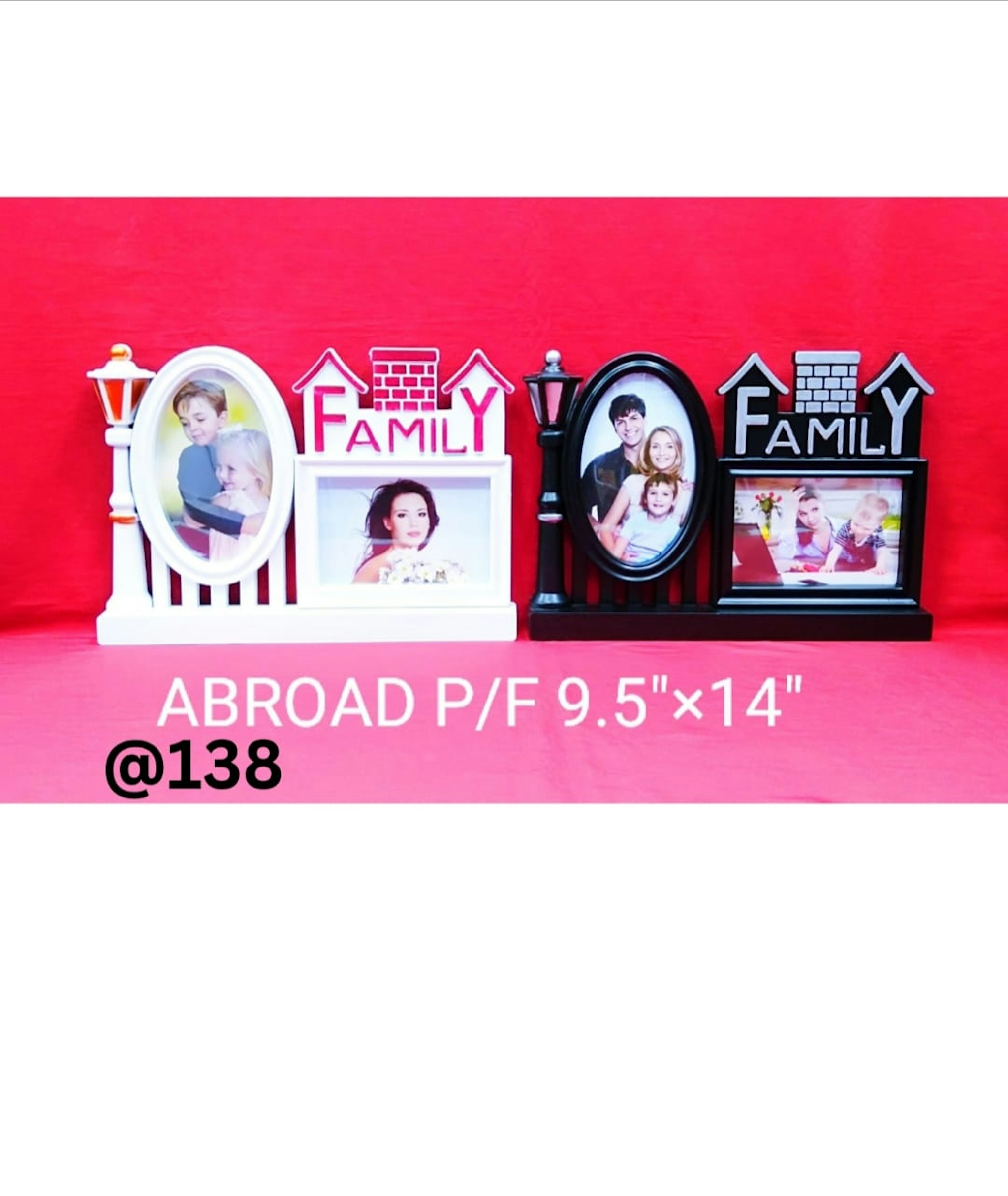 ABROAD  PLASTIC PHOTO FRAME 