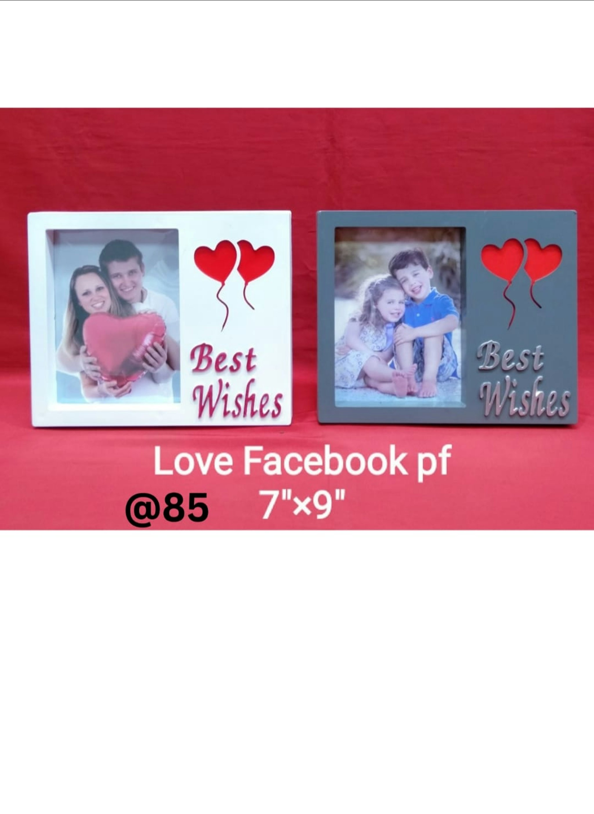 LOVE FACE BOOK PLASTIC PHOTO FRAME 