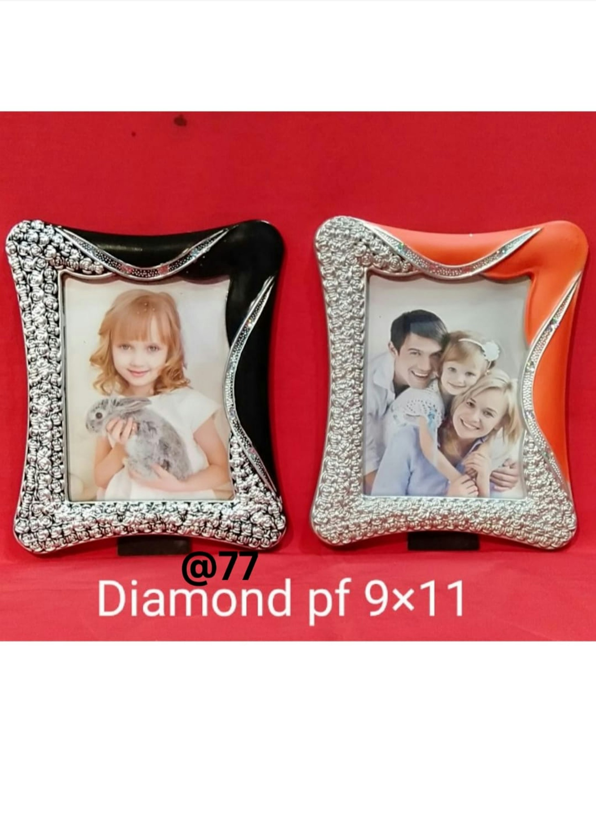 DIAMOND PLASTIC PHOTO FRAME 