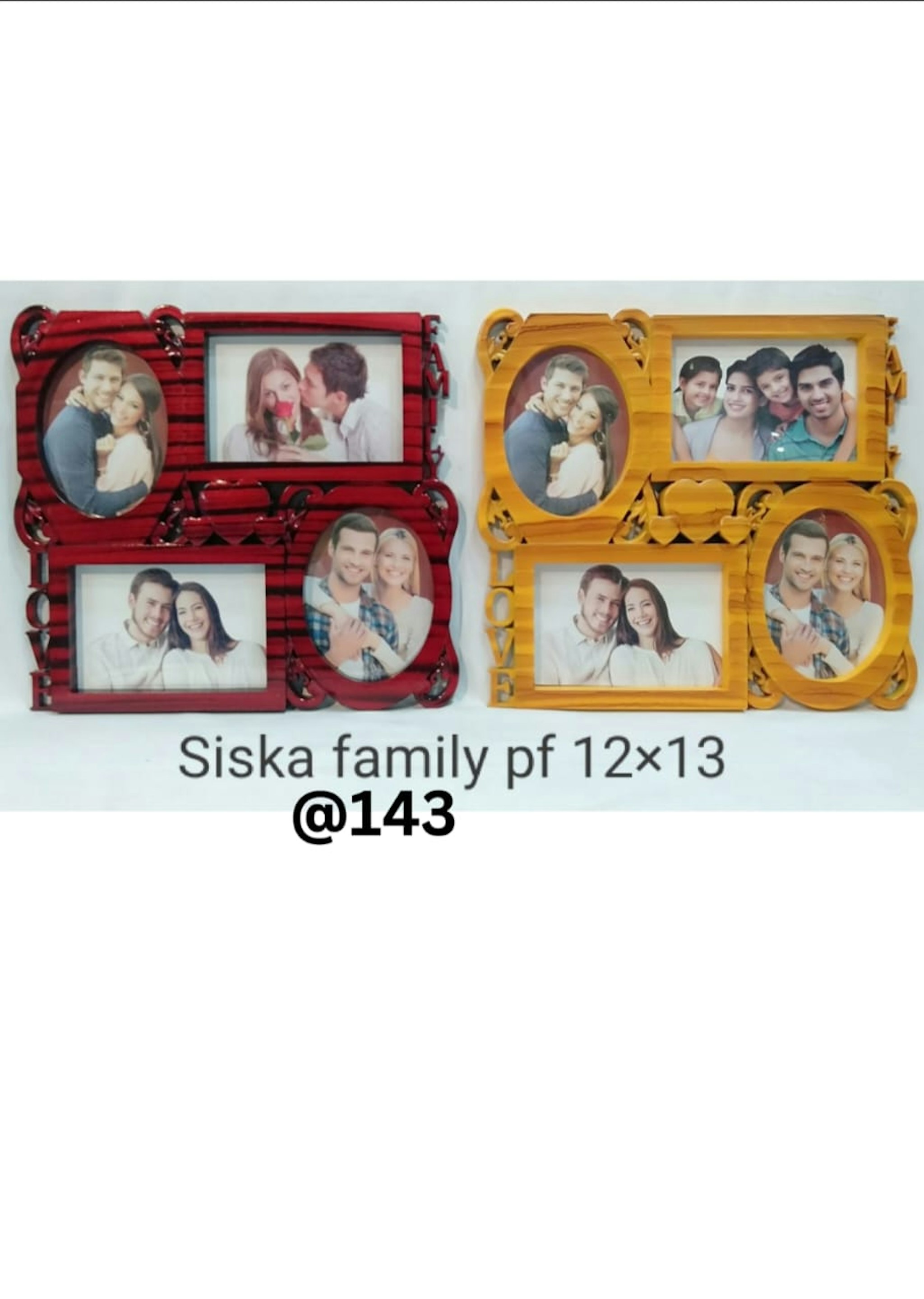 SISKA FAMILY PLASTIC PHOTO FRAME 