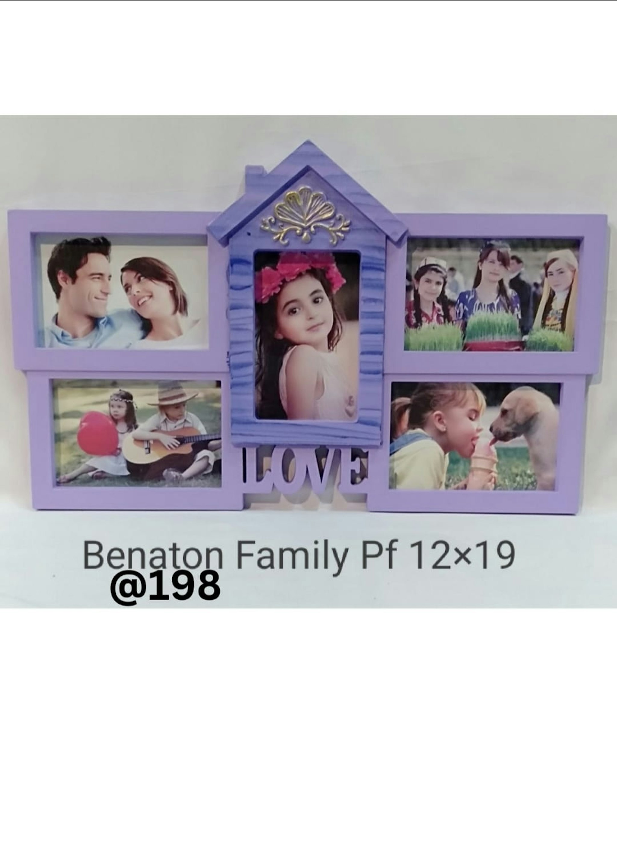 BENATON FAMILY PLASTIC PHOTO FRAME 