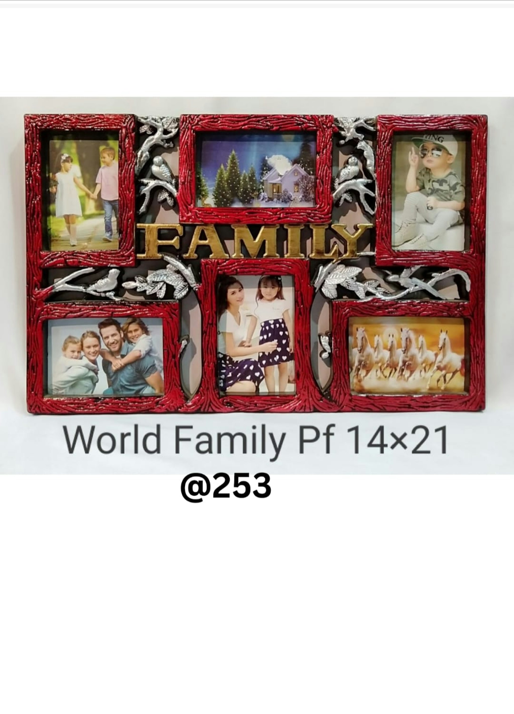 WORLD FAMILY PHOTO FRAME 