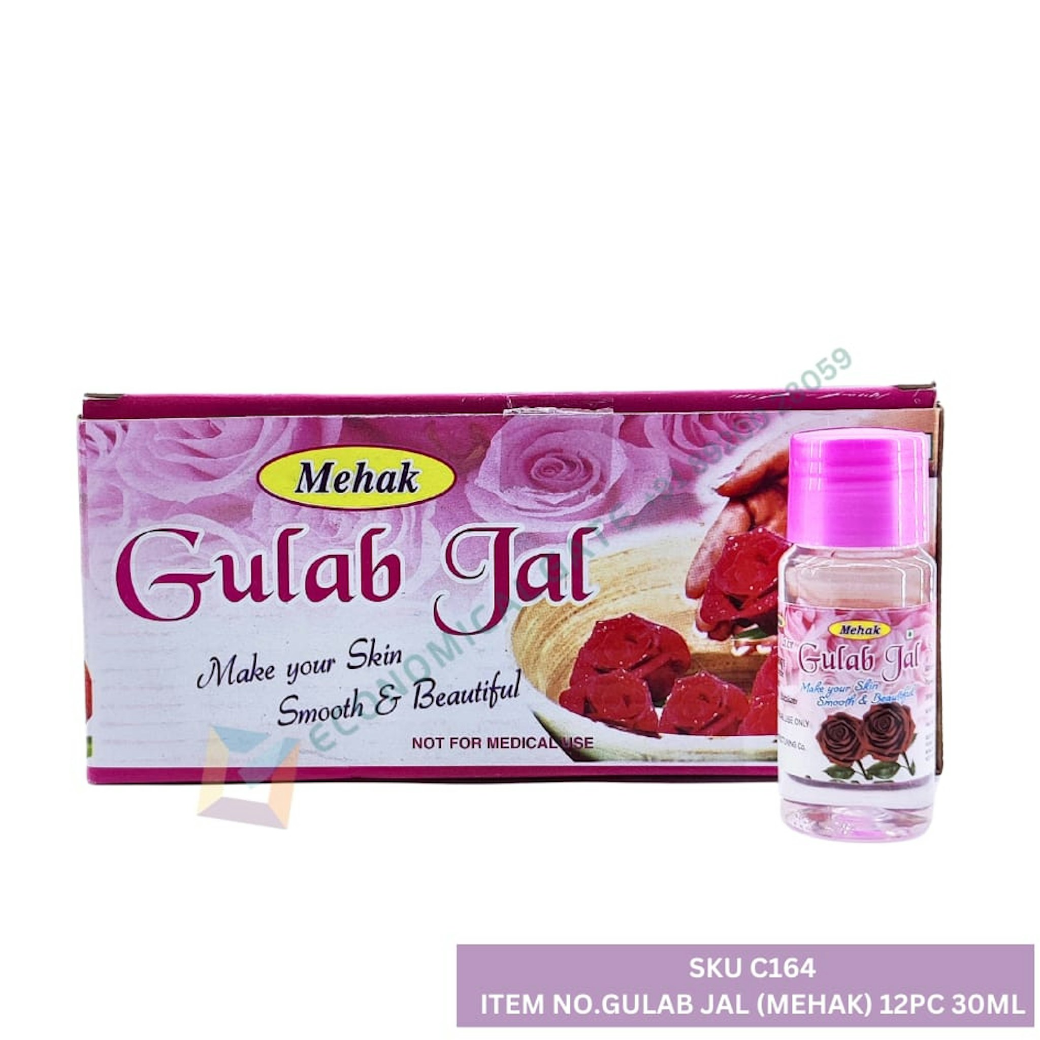 GULAB JAL (MEHAK) 30 ML  BOX PACKING 12 PC 