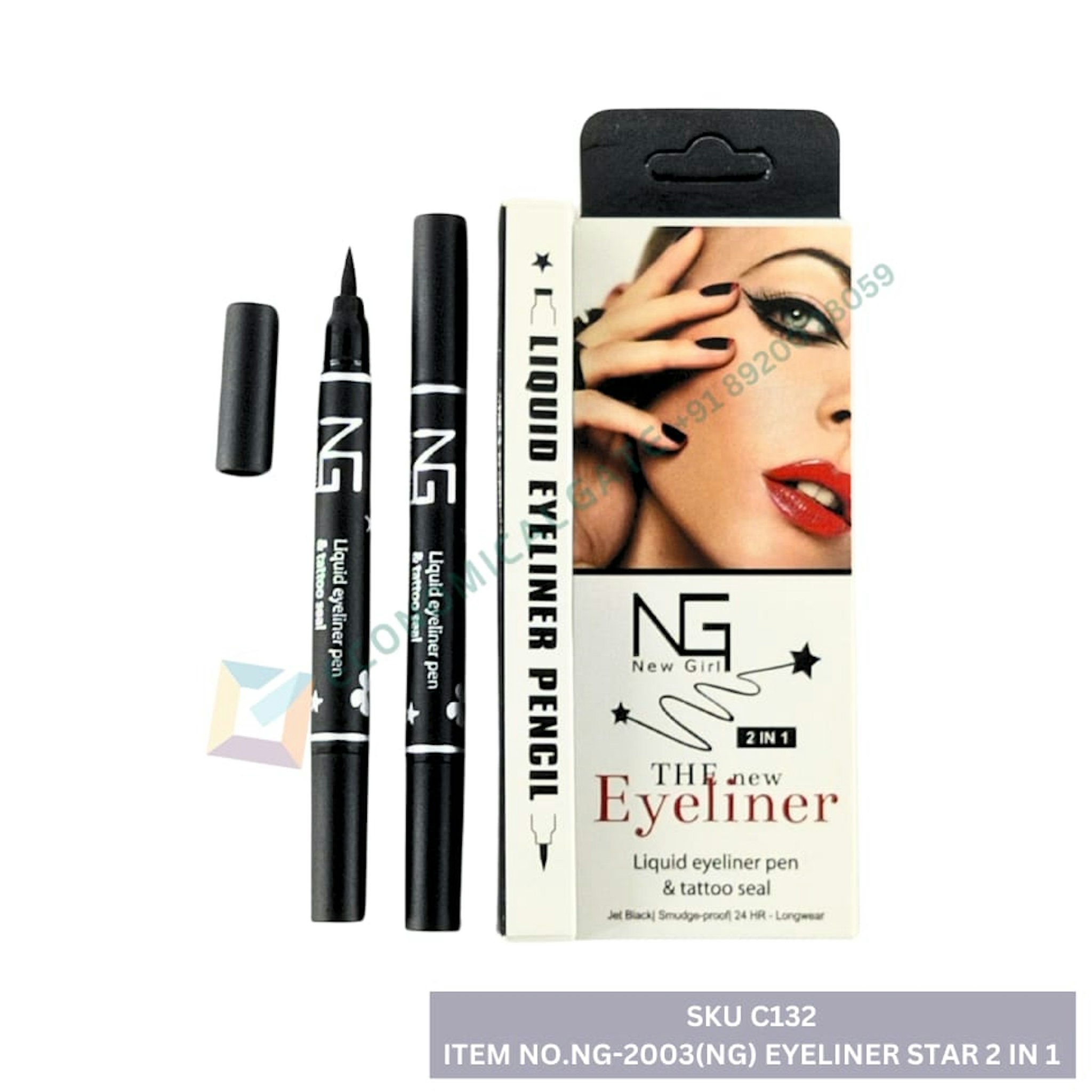 NG-2003 (NG) EYE LINER STAR  2 IN 1 (12PC BOX)